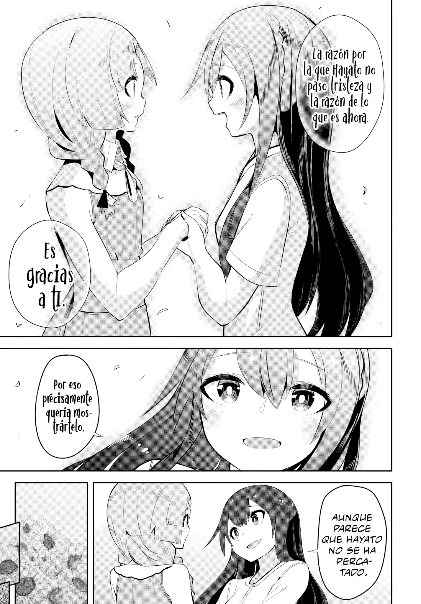Una chica linda me miro en mi nueva escuela, pero resulto ser mi amiga de la infancia que solía pensar que era un chico Capitulo 34 página 8