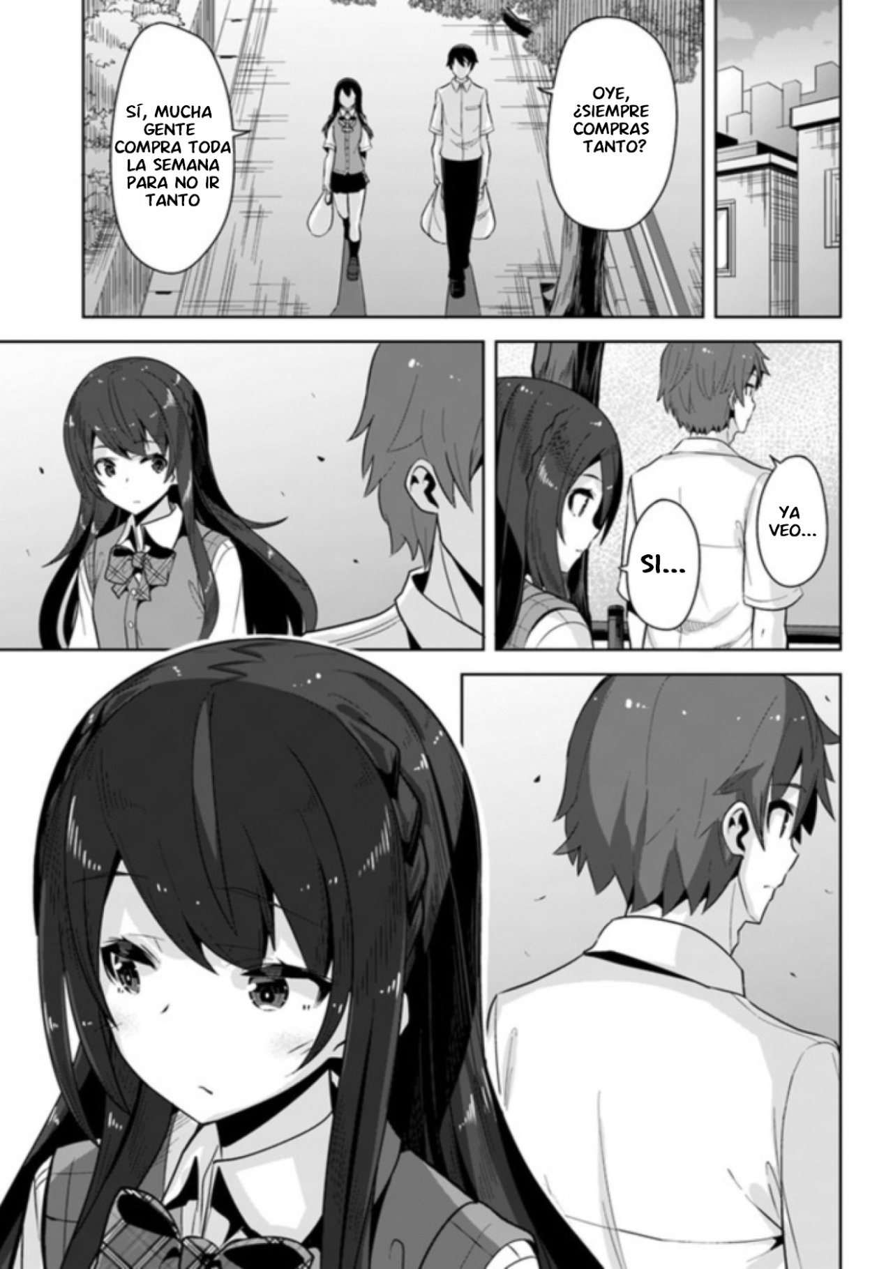 Una chica linda me miro en mi nueva escuela, pero resulto ser mi amiga de la infancia que solía pensar que era un chico Capitulo 4: ¡El secreto de hayato! página 10