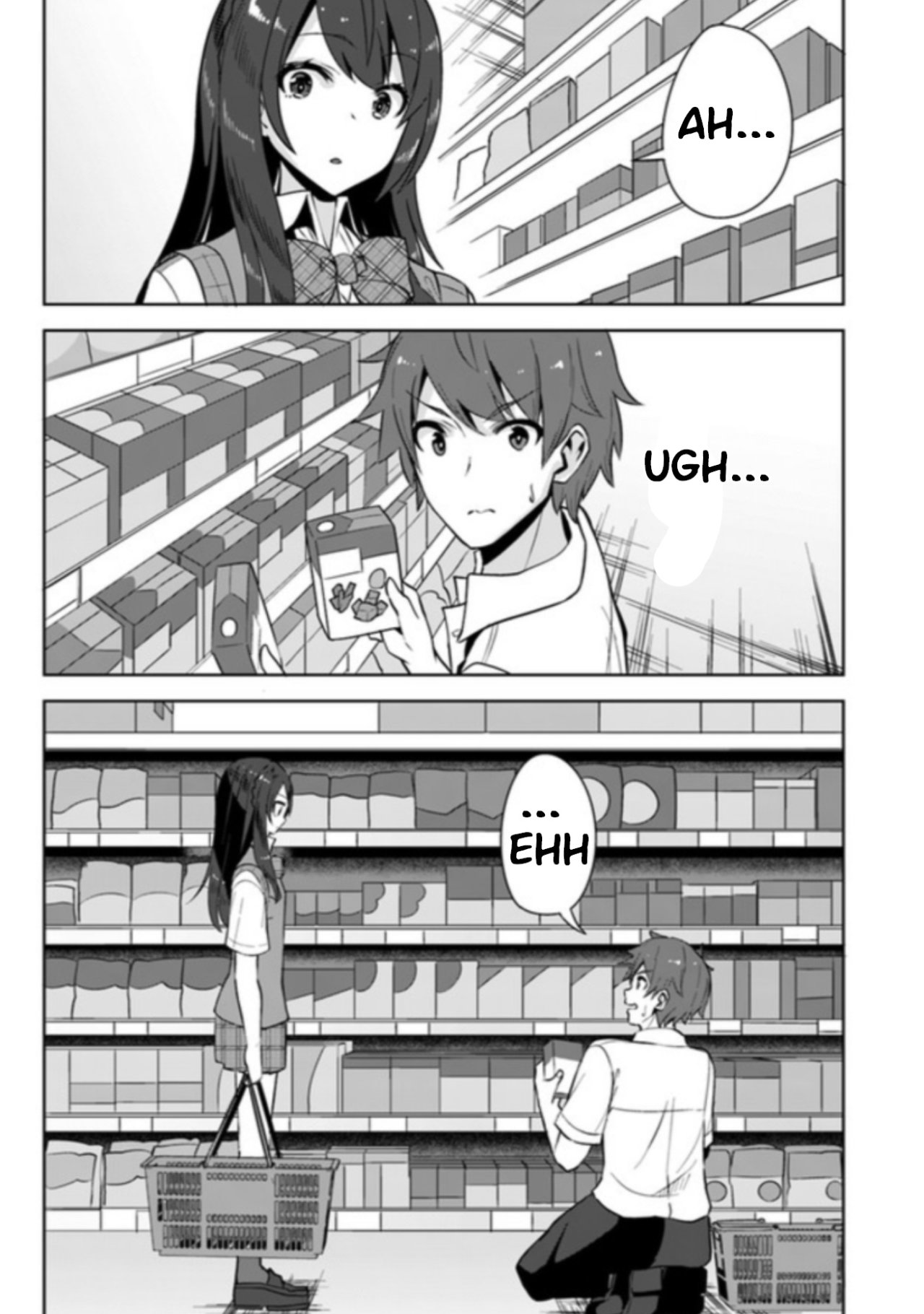 Una chica linda me miro en mi nueva escuela, pero resulto ser mi amiga de la infancia que solía pensar que era un chico Capitulo 4: ¡El secreto de hayato! página 3