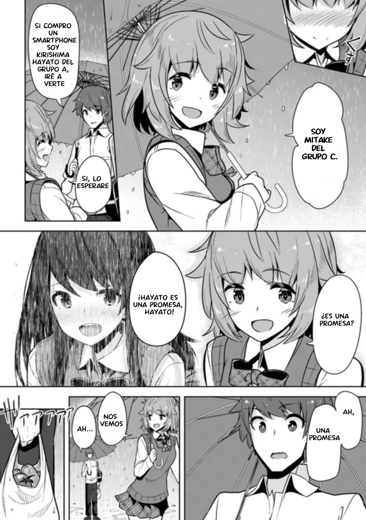 Una chica linda me miro en mi nueva escuela, pero resulto ser mi amiga de la infancia que solía pensar que era un chico Capitulo 5: Tengo razón como dije, ¿verdad? página 13
