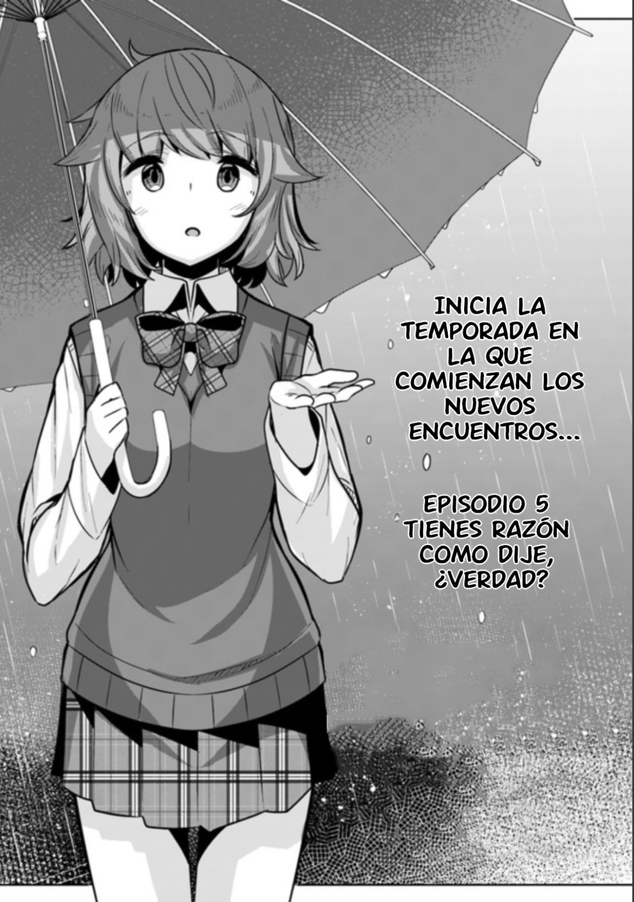 Una chica linda me miro en mi nueva escuela, pero resulto ser mi amiga de la infancia que solía pensar que era un chico Capitulo 5: Tengo razón como dije, ¿verdad? página 2