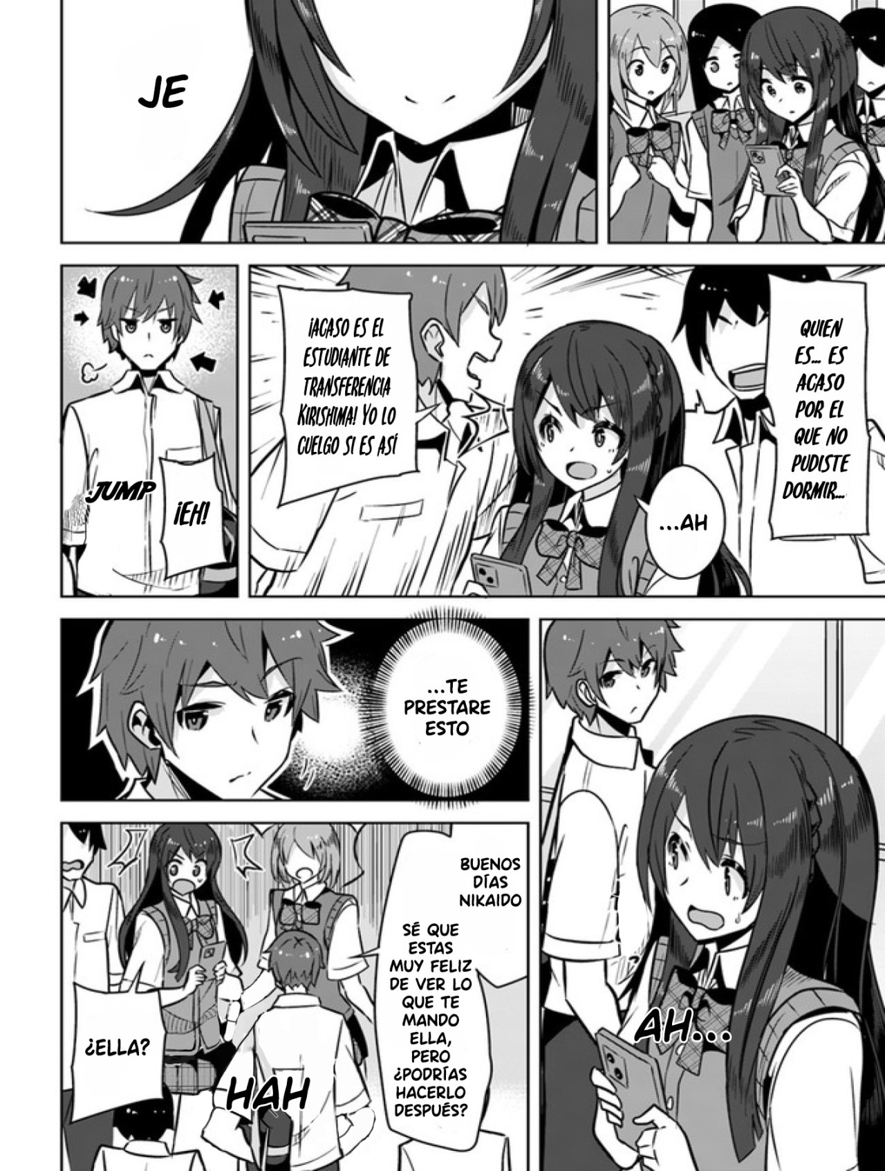 Una chica linda me miro en mi nueva escuela, pero resulto ser mi amiga de la infancia que solía pensar que era un chico Capitulo 6: se volvió descarado página 22