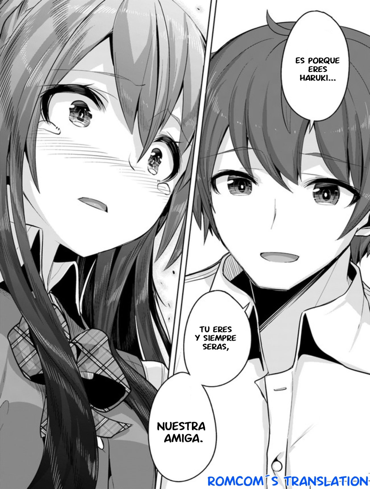 Una chica linda me miro en mi nueva escuela, pero resulto ser mi amiga de la infancia que solía pensar que era un chico Capitulo 7: ¡puedes dejarlo en paz! página 28