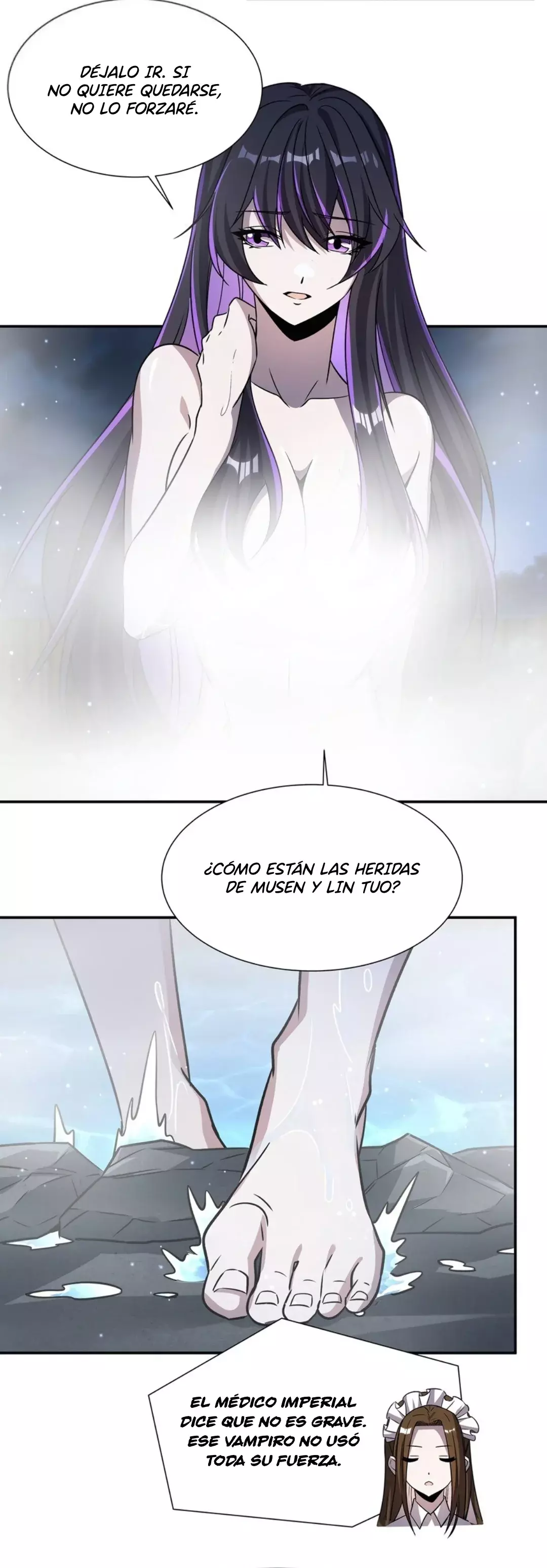 The Blood Princess And The Knight Capitulo 304: Baño compartido página 18