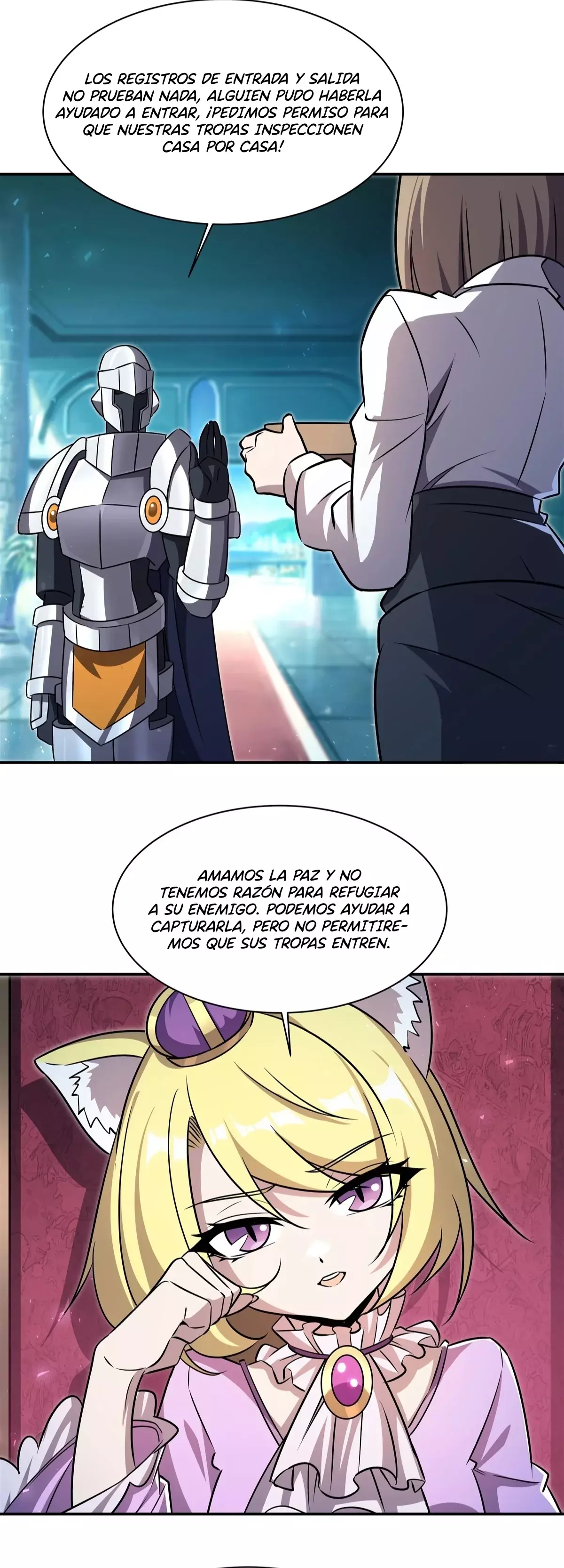 The Blood Princess And The Knight Capitulo 327: Chica gato de cabello rubio-blanco página 12