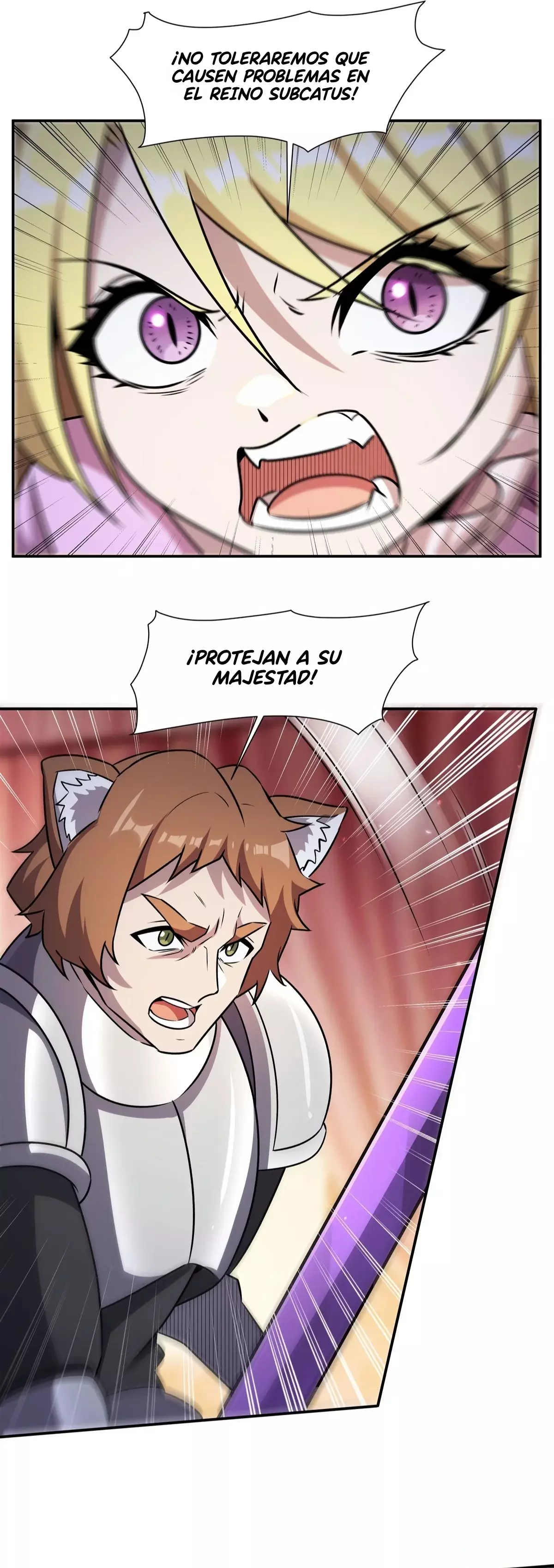 The Blood Princess And The Knight Capitulo 327: Chica gato de cabello rubio-blanco página 33