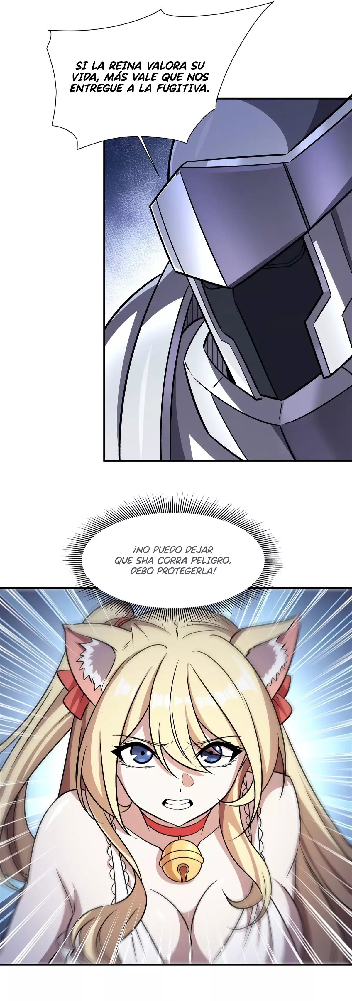 The Blood Princess And The Knight Capitulo 327: Chica gato de cabello rubio-blanco página 35