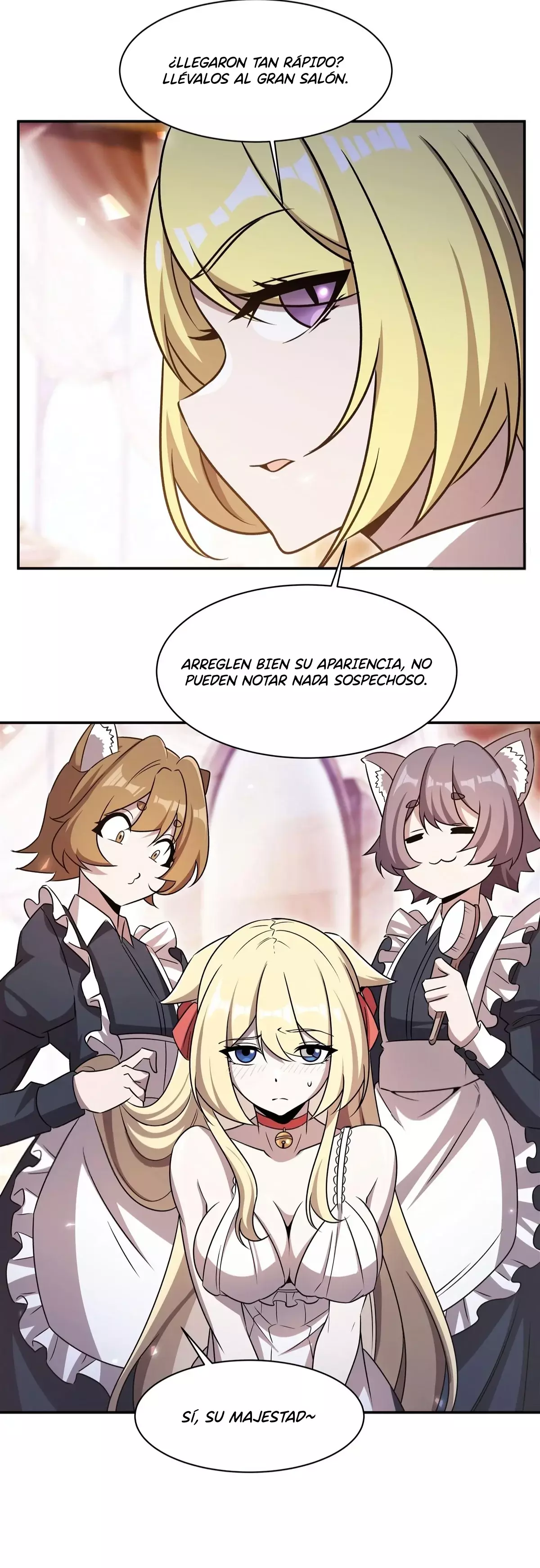 The Blood Princess And The Knight Capitulo 327: Chica gato de cabello rubio-blanco página 7
