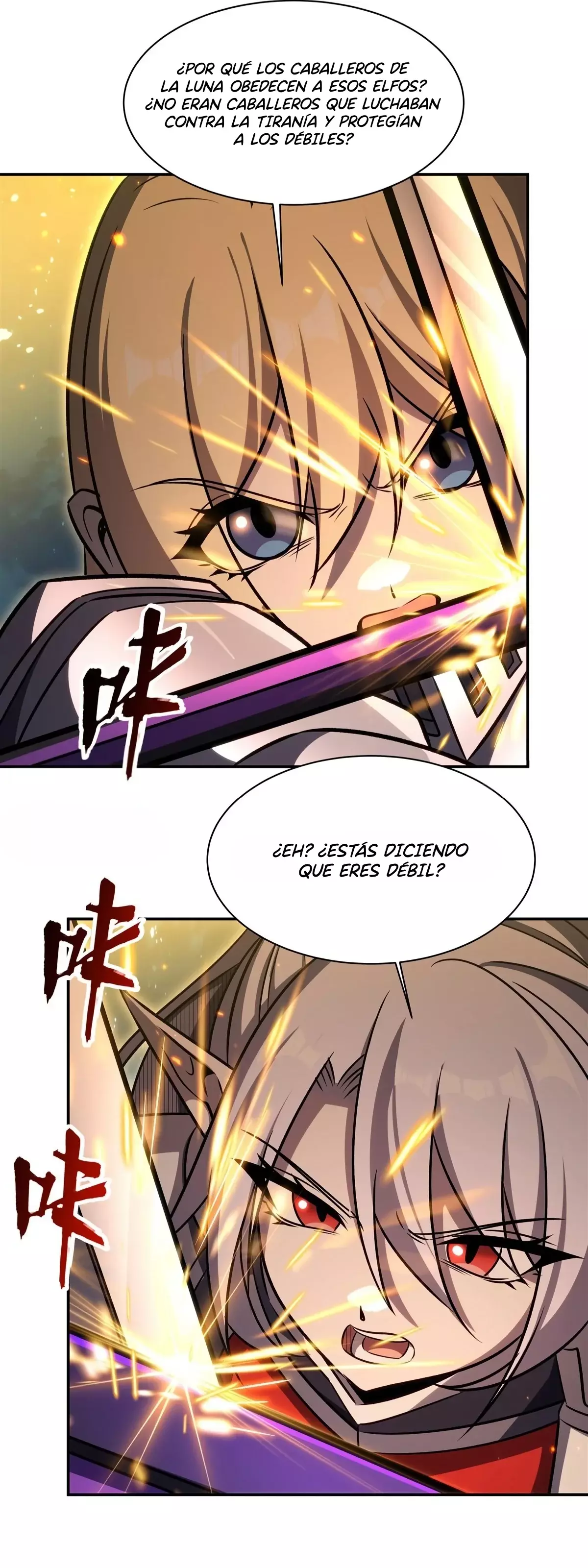 The Blood Princess And The Knight Capitulo 336: Enfrentamiento triple página 8