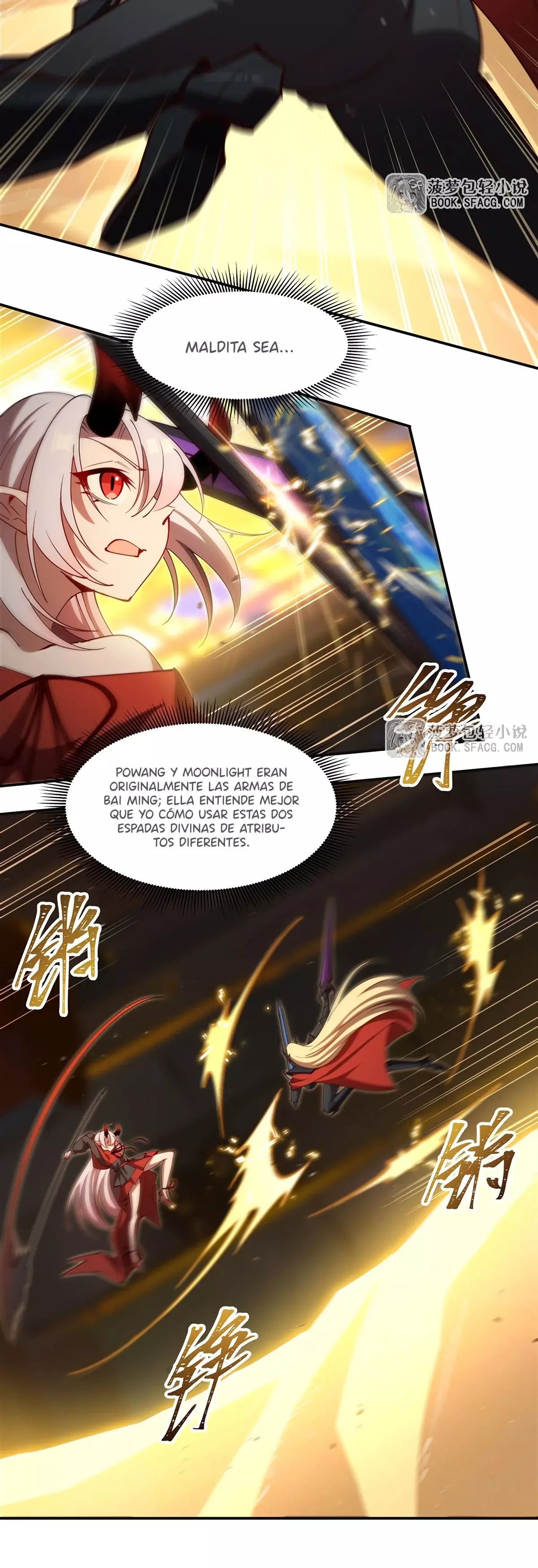 The Blood Princess And The Knight Capitulo 422: ¡Espadas traidoras! página 22