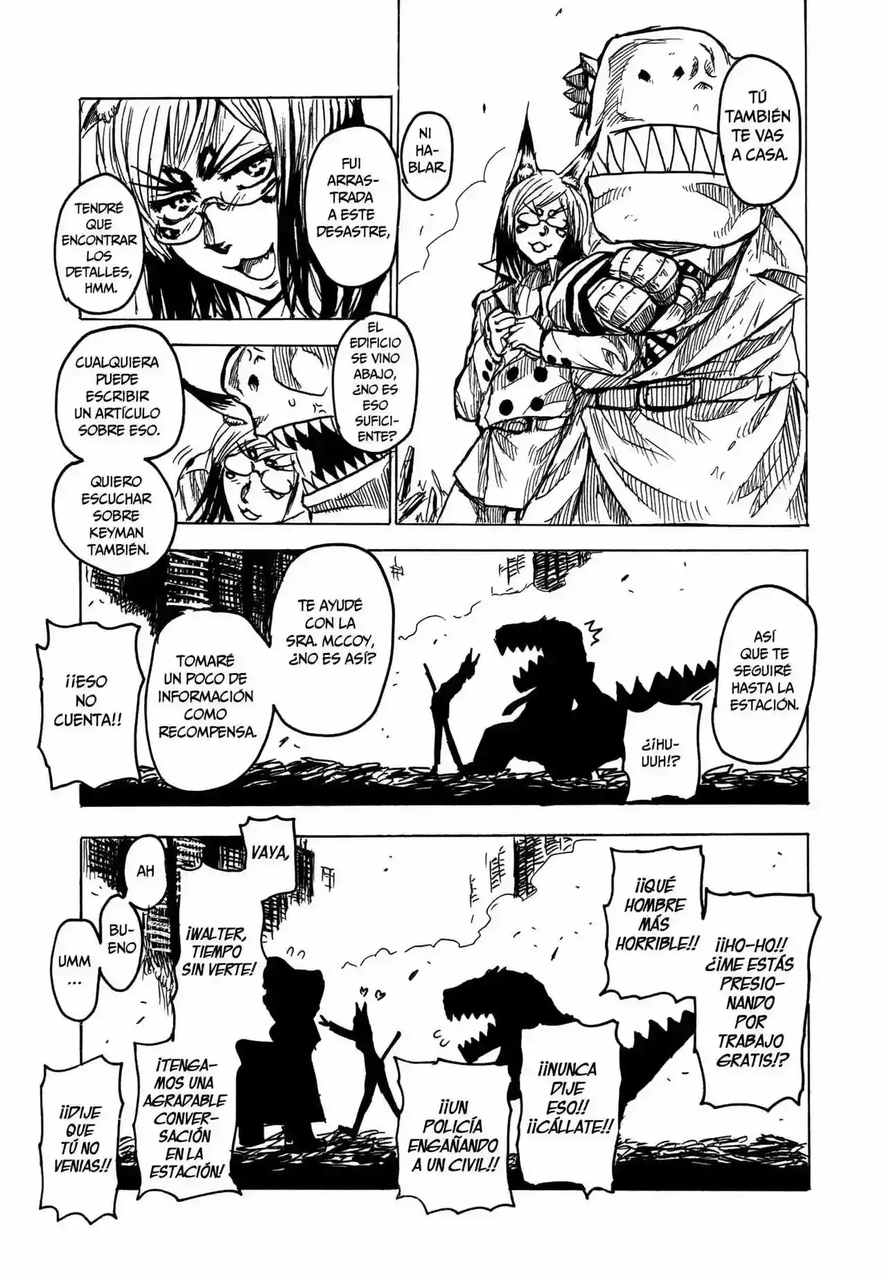 Keyman The Hand of Judgement Capitulo 17: Bombardeo. página 28