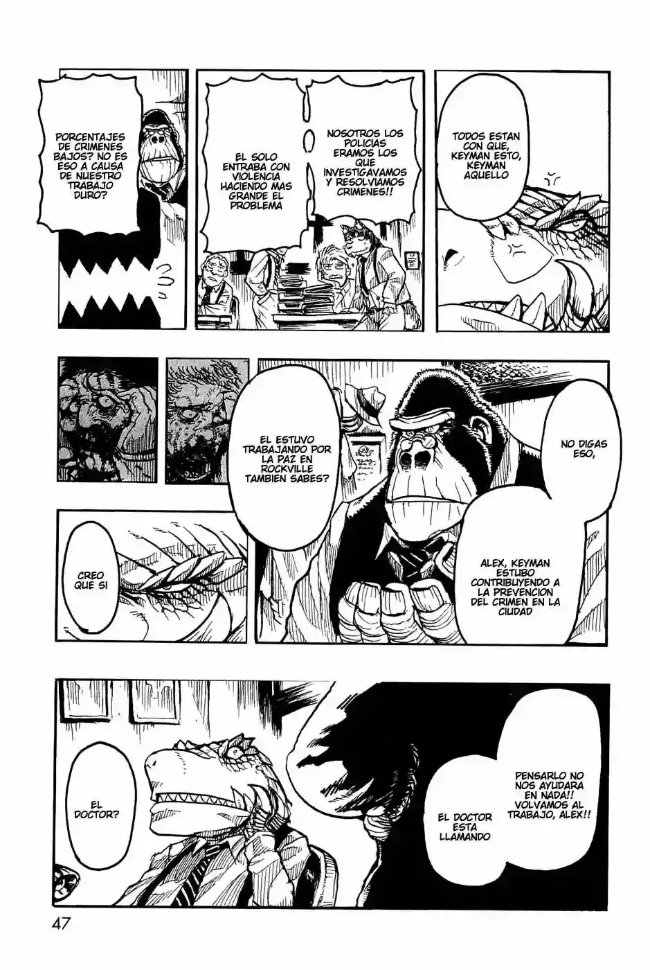 Keyman The Hand of Judgement Capitulo 2: Encuentro. página 12