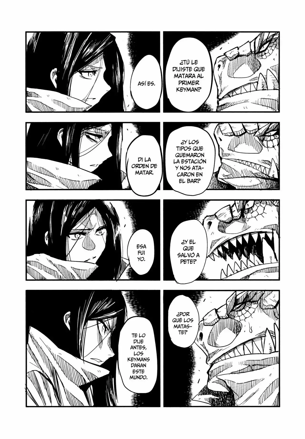 Keyman The Hand of Judgement Capitulo 24: Separación. página 14