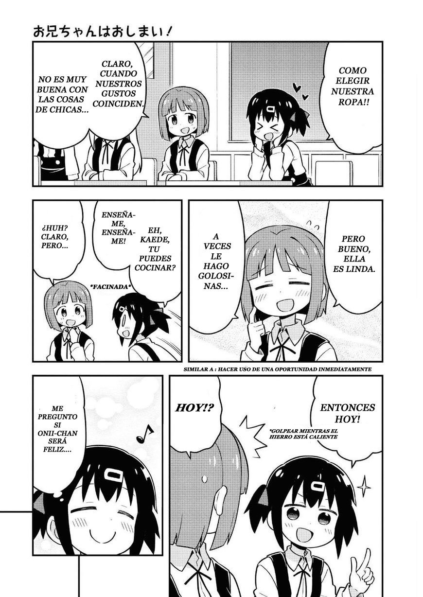 Onii-chan wa Oshimai Capitulo 10.5 página 7
