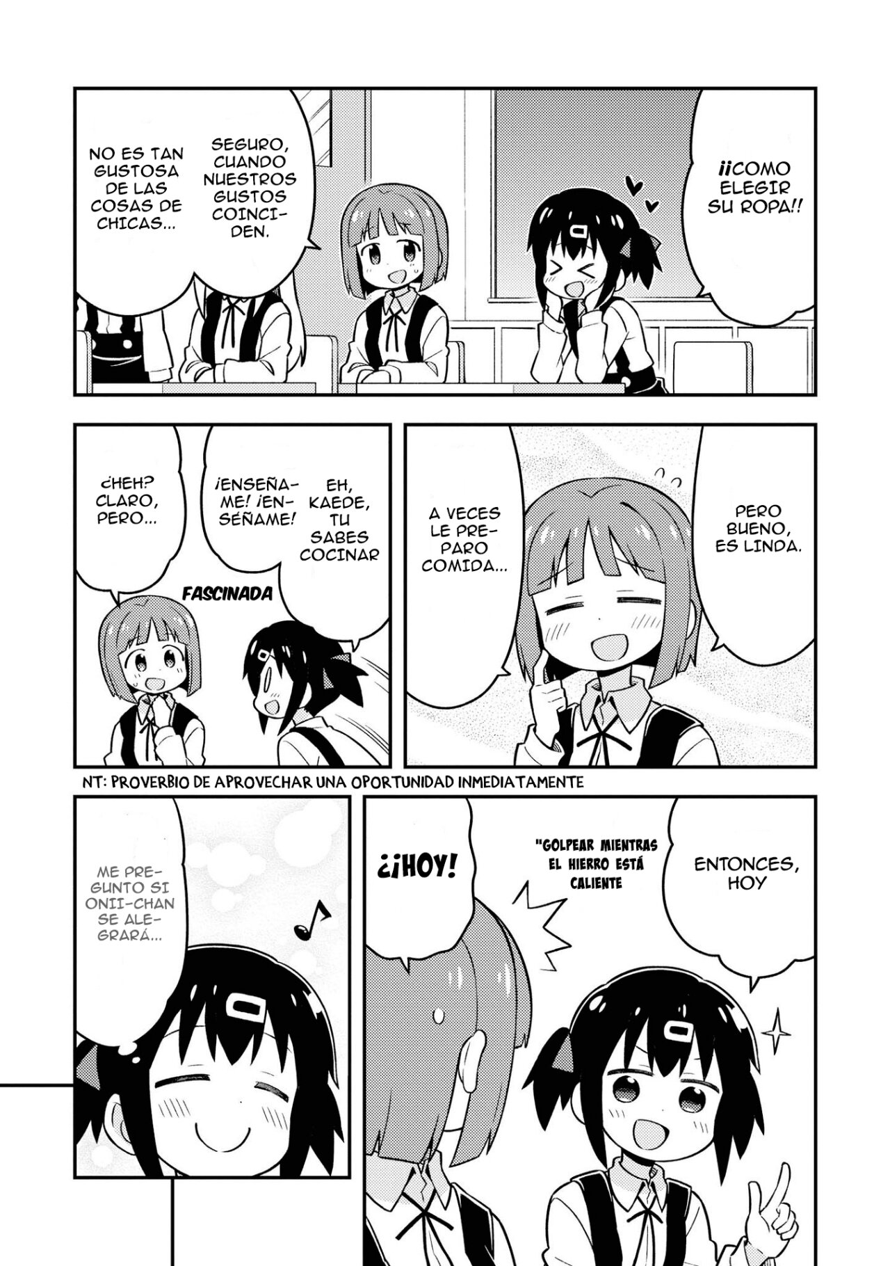 Onii-chan wa Oshimai Capitulo 10.6: Mihari y onii-chan página 4