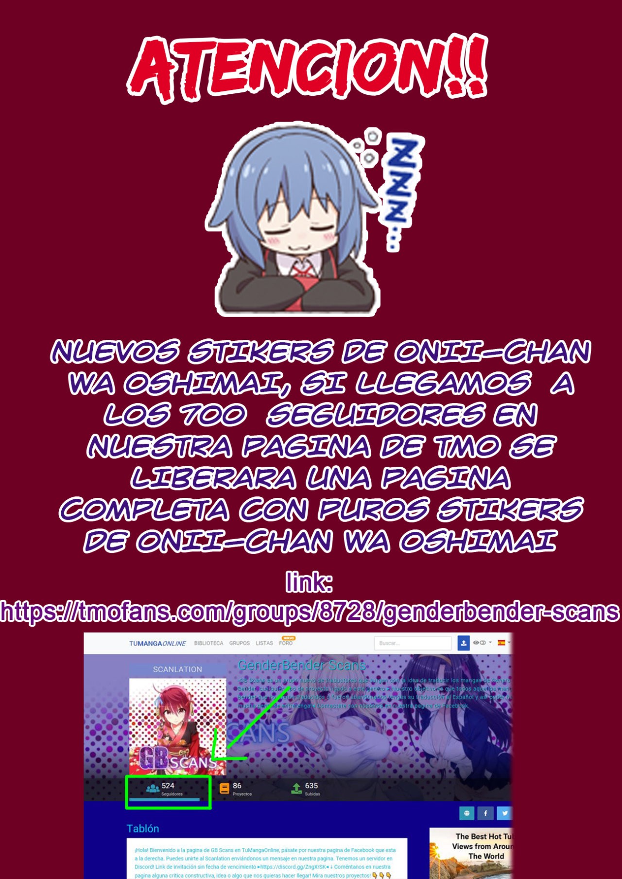 Onii-chan wa Oshimai Capitulo 10.9: Extra página 2