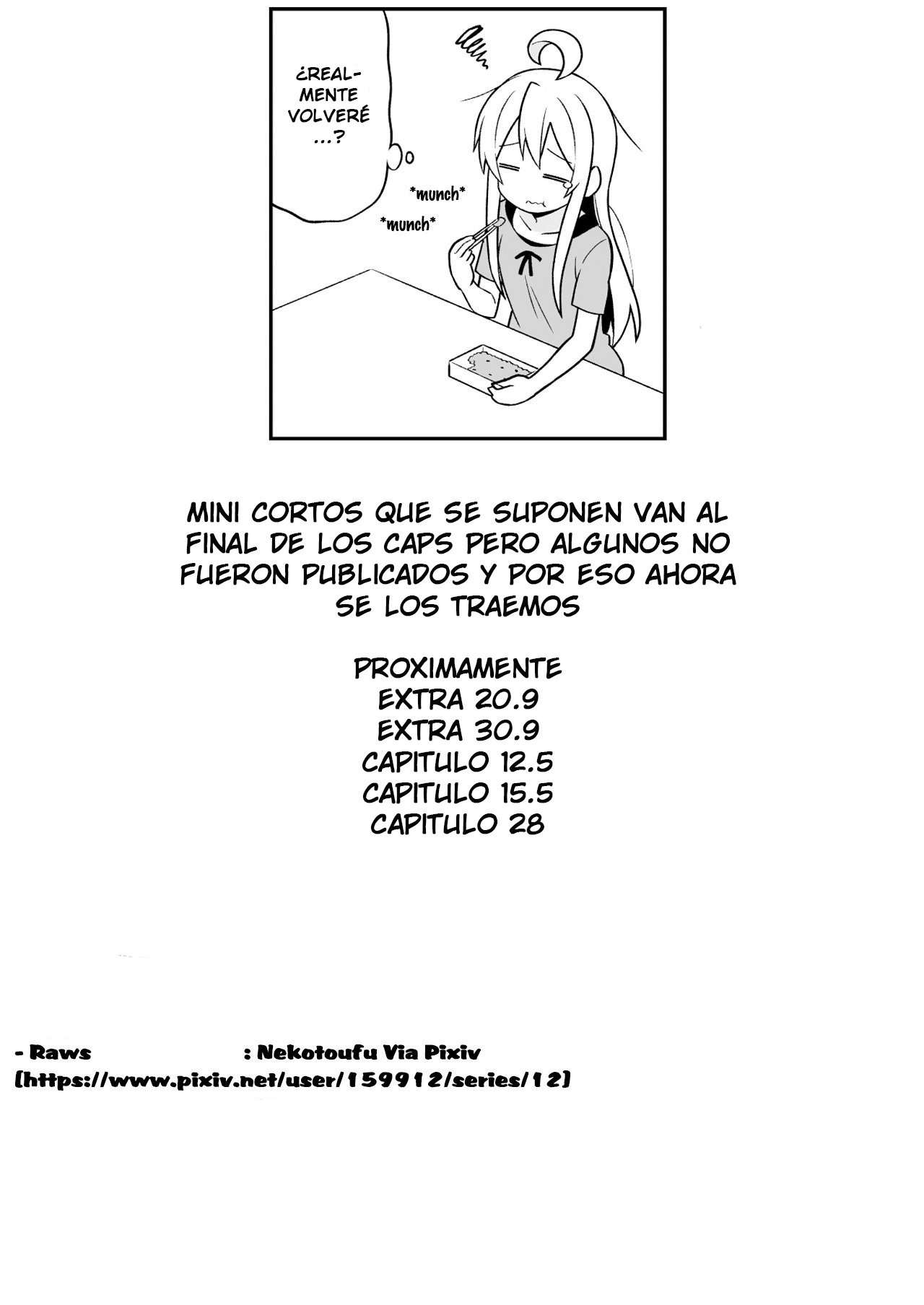 Onii-chan wa Oshimai Capitulo 10.9: Extra página 22