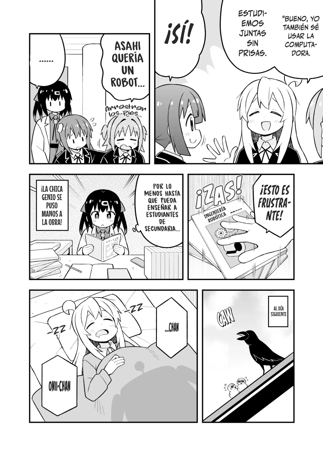 Onii-chan wa Oshimai Capitulo 102: Mahiro y una pesadilla tecnológica página 8