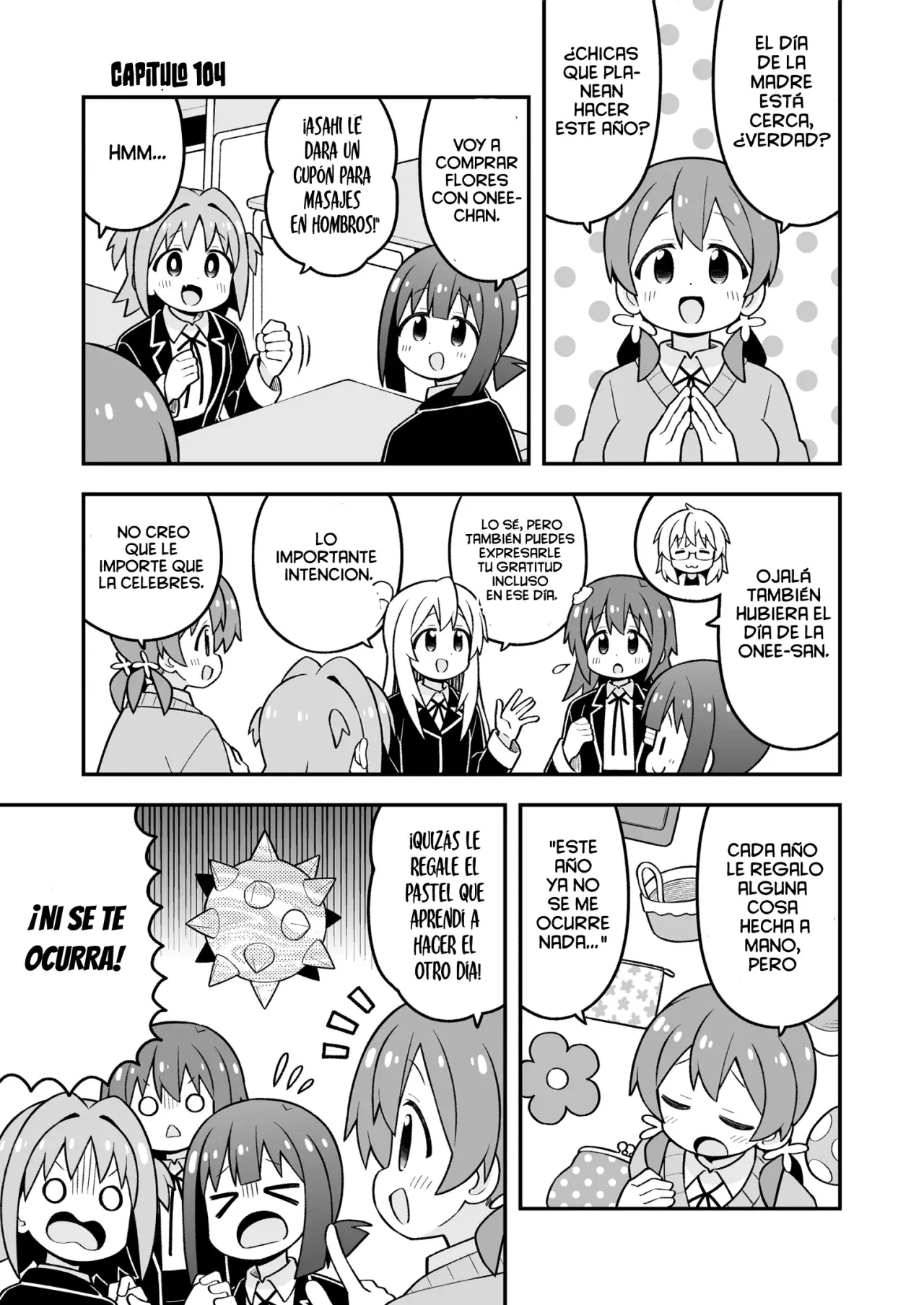 Onii-chan wa Oshimai Capitulo 104: Mahiro y el dia de la madre página 2
