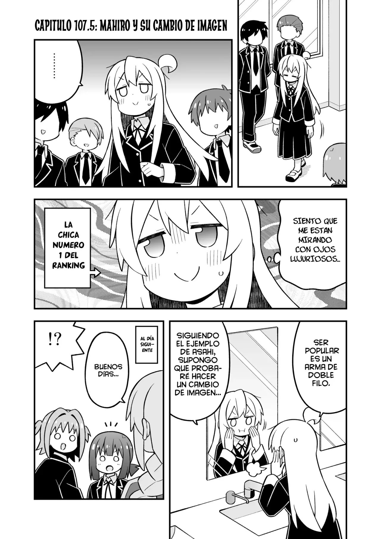Onii-chan wa Oshimai Capitulo 107.5: Mahiro y su cambio de imagen página 2