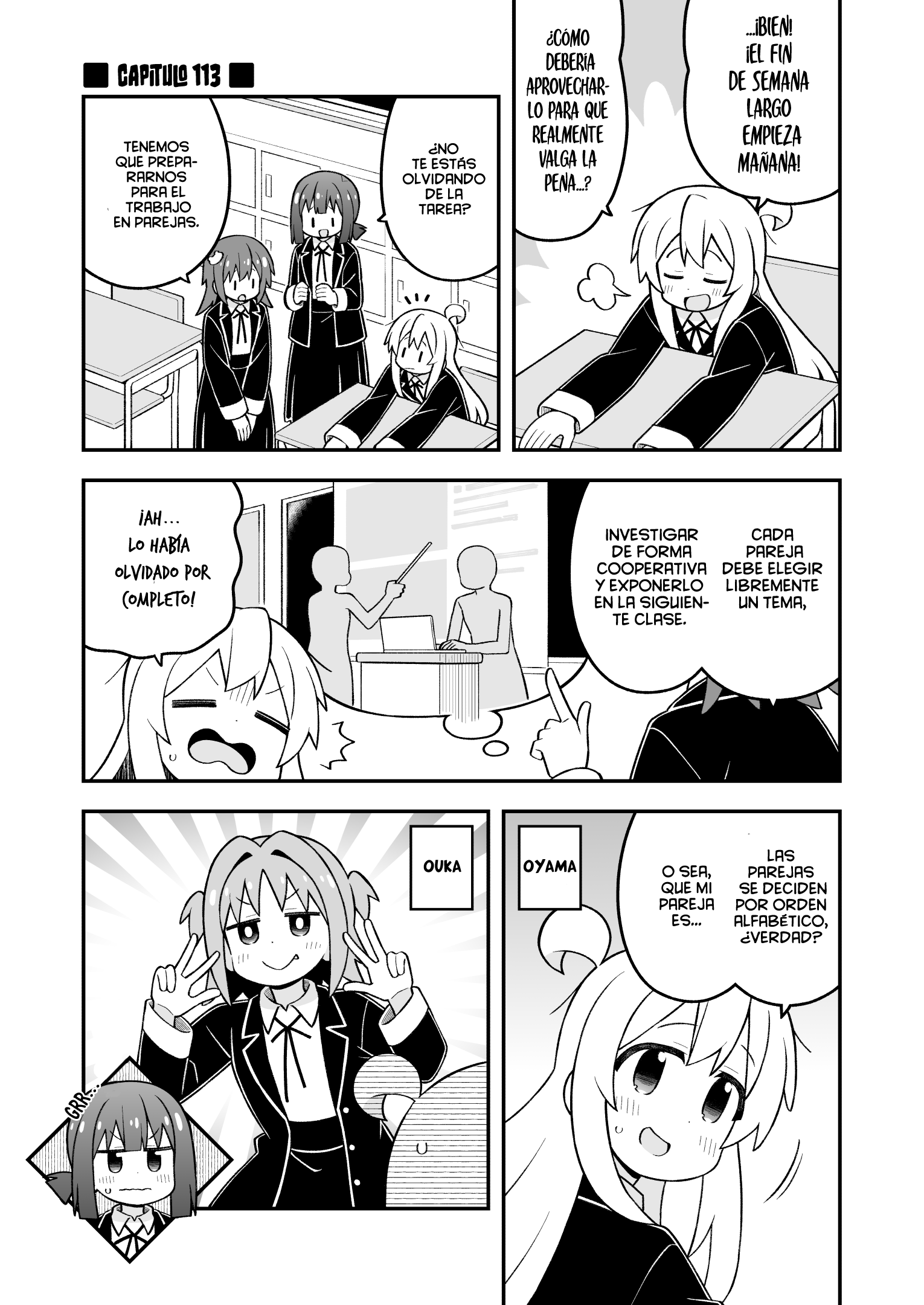 Onii-chan wa Oshimai Capitulo 113 página 2
