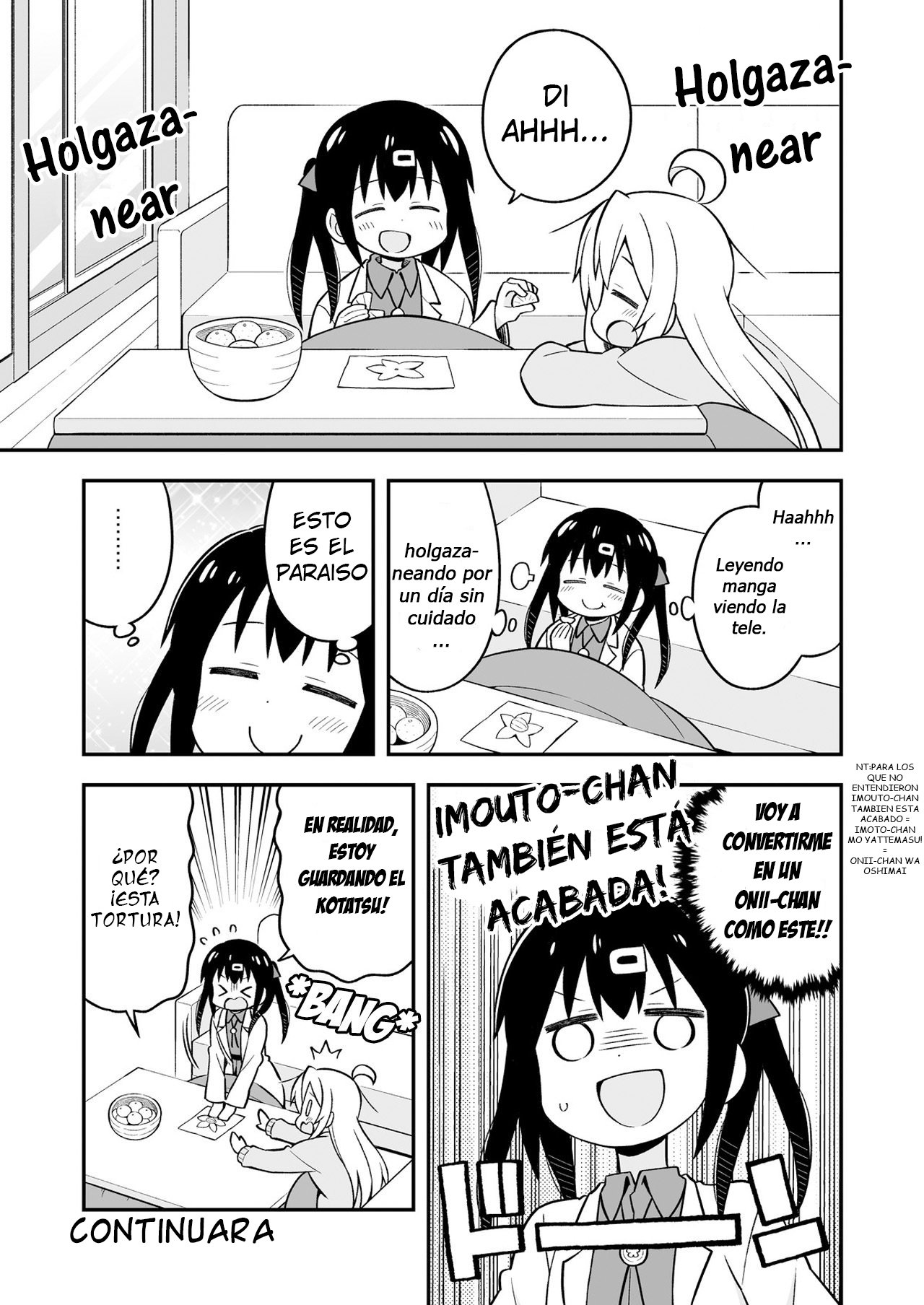 Onii-chan wa Oshimai Capitulo 15.5: los HErmanos y Kotatsu página 7