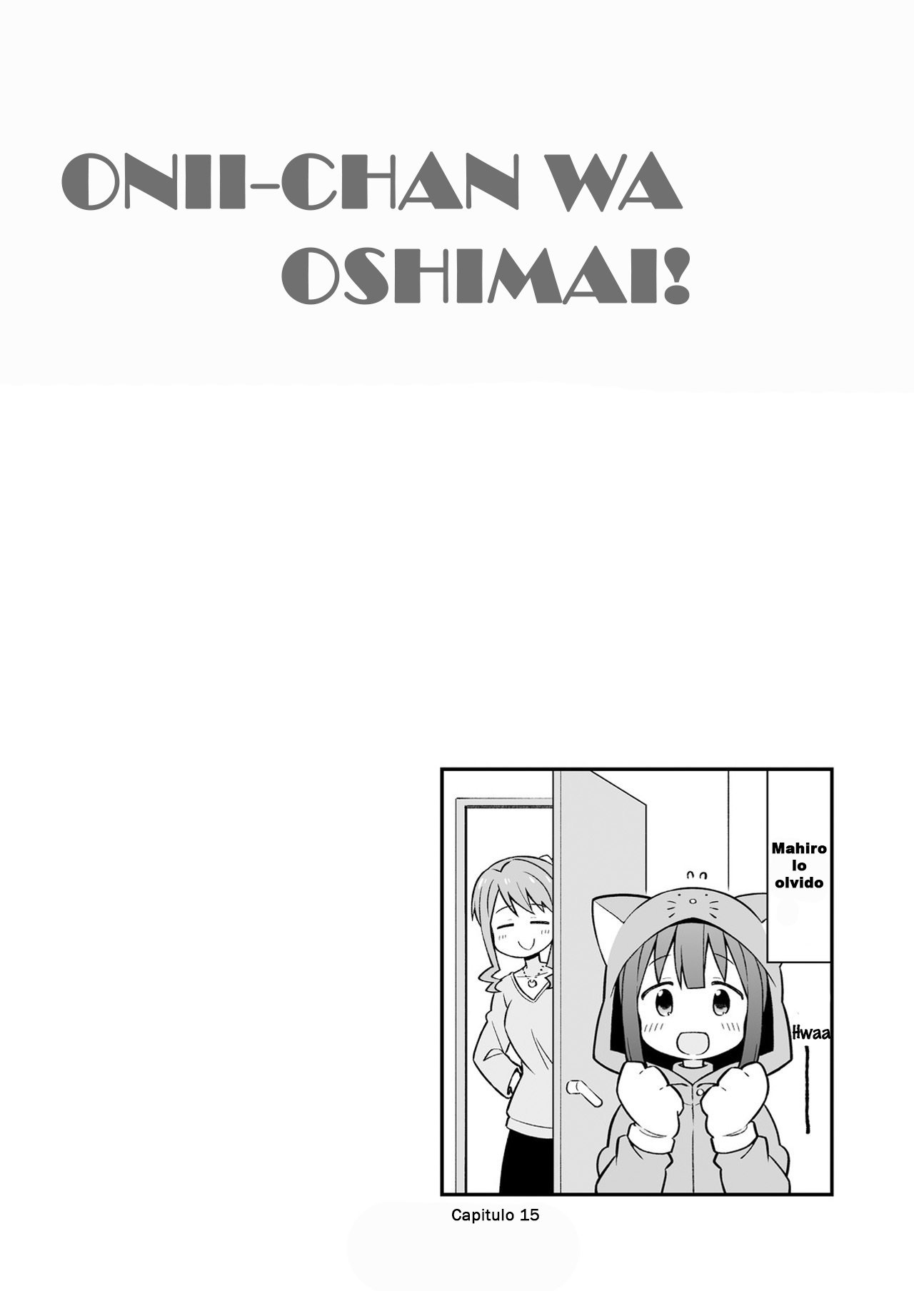 Onii-chan wa Oshimai Capitulo 20.9: Extra 2 página 10