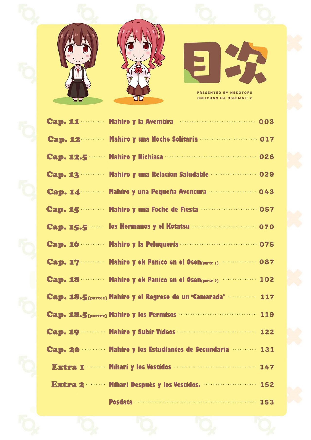 Onii-chan wa Oshimai Capitulo 20.9: Extra 2 página 6