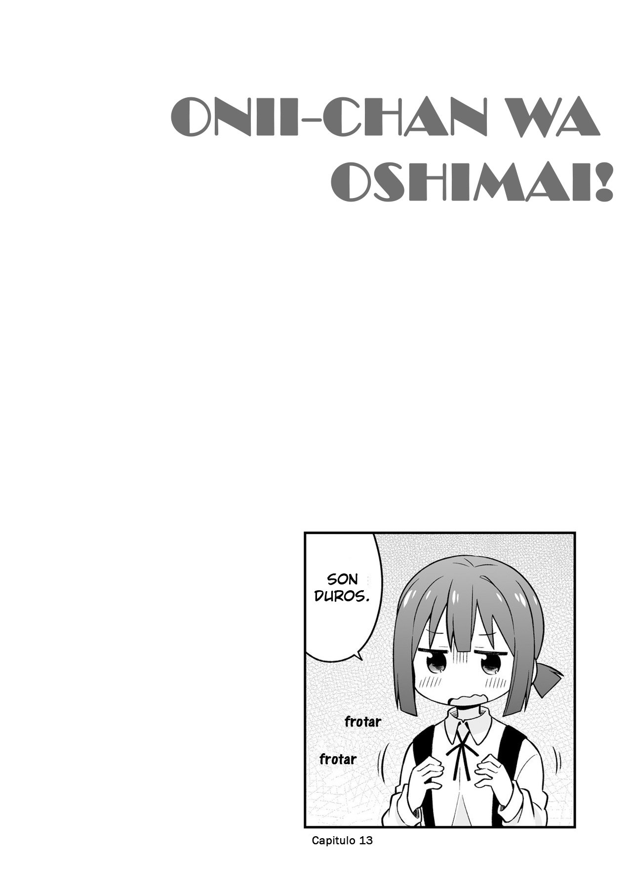 Onii-chan wa Oshimai Capitulo 20.9: Extra 2 página 8