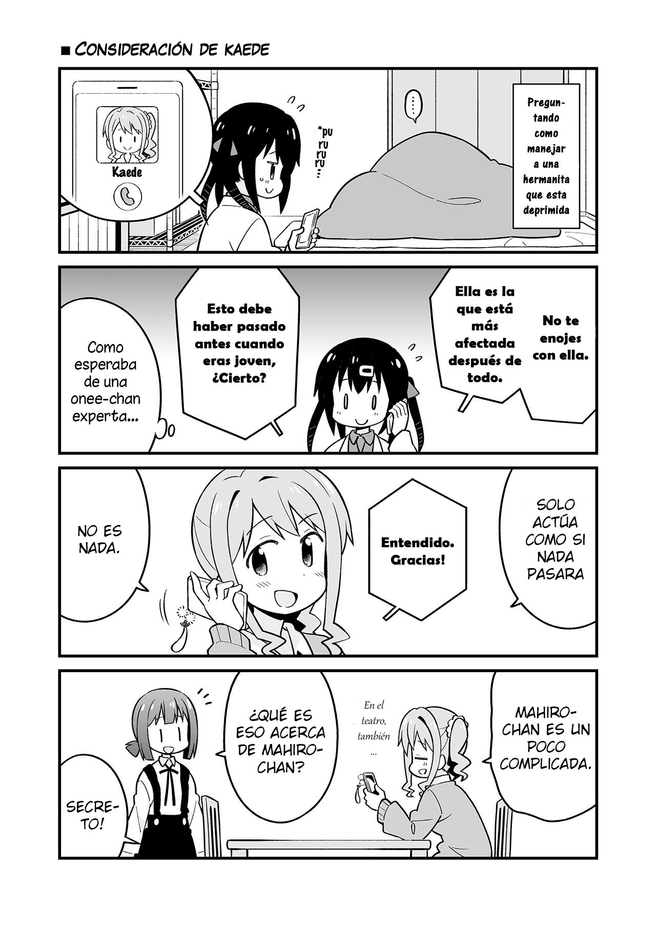 Onii-chan wa Oshimai Capitulo 21.5 página 2
