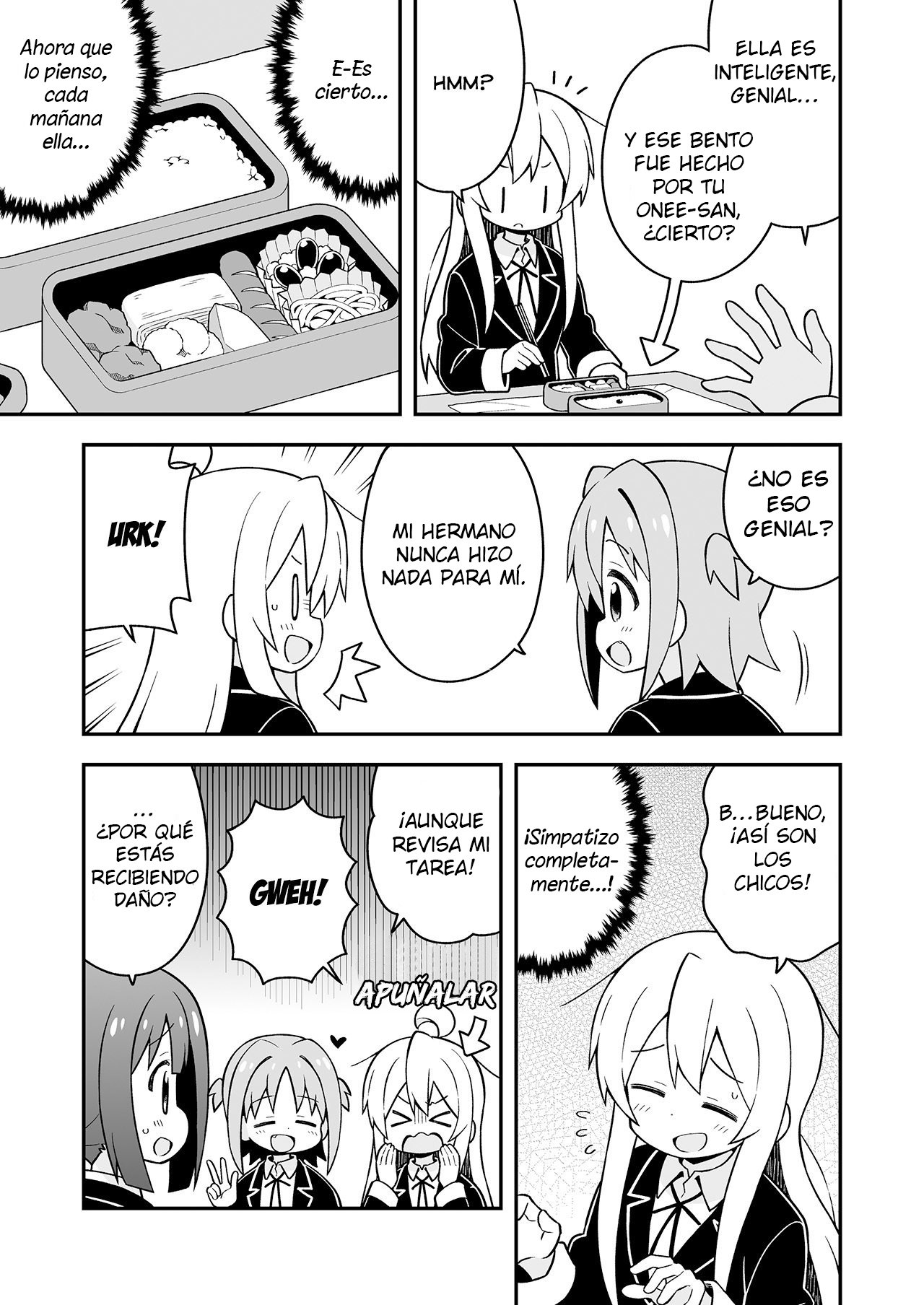 Onii-chan wa Oshimai Capitulo 24.5: mahiro y el lonche página 6