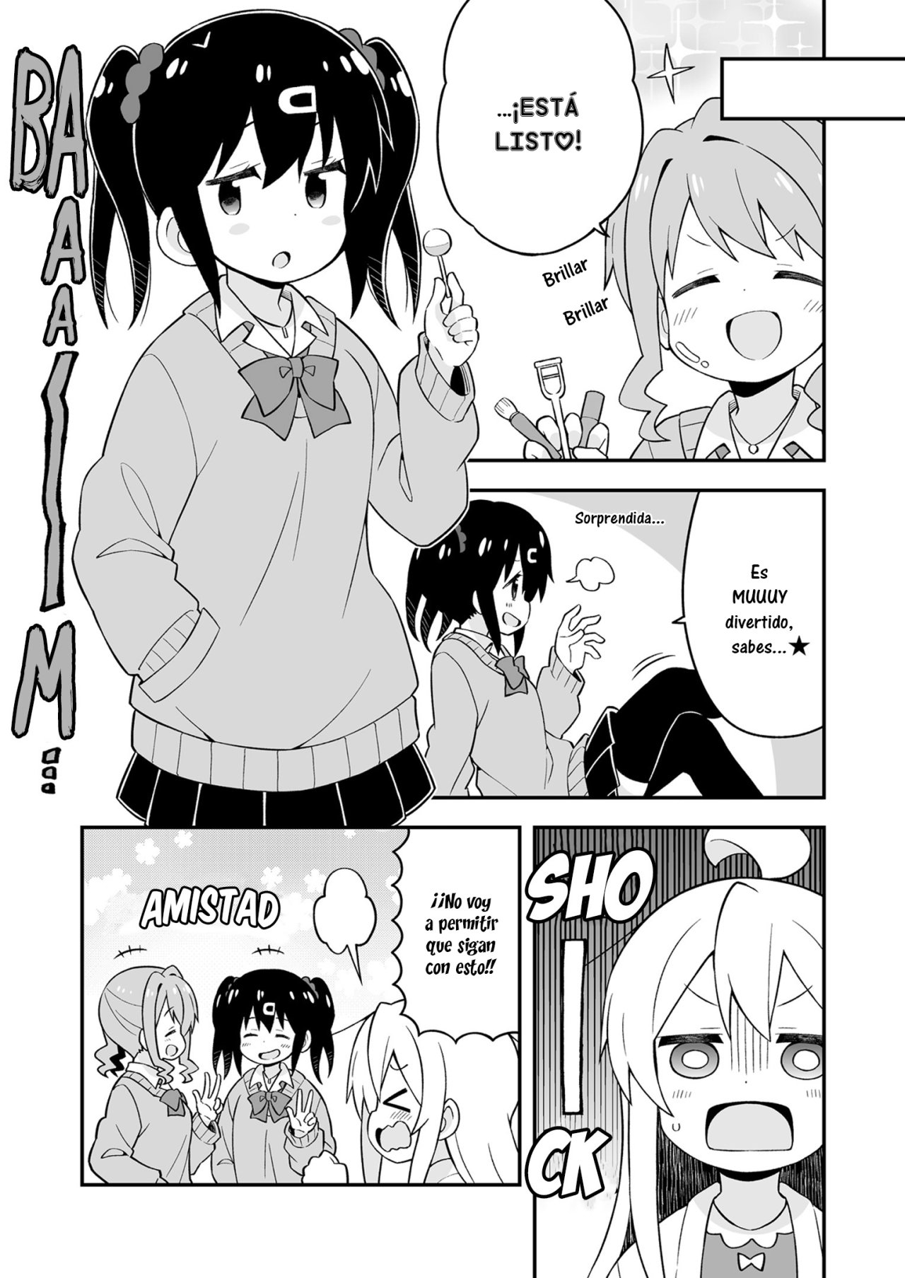 Onii-chan wa Oshimai Capitulo 37.55: Mihari y las Chicas de la Escuela Secundaria página 4