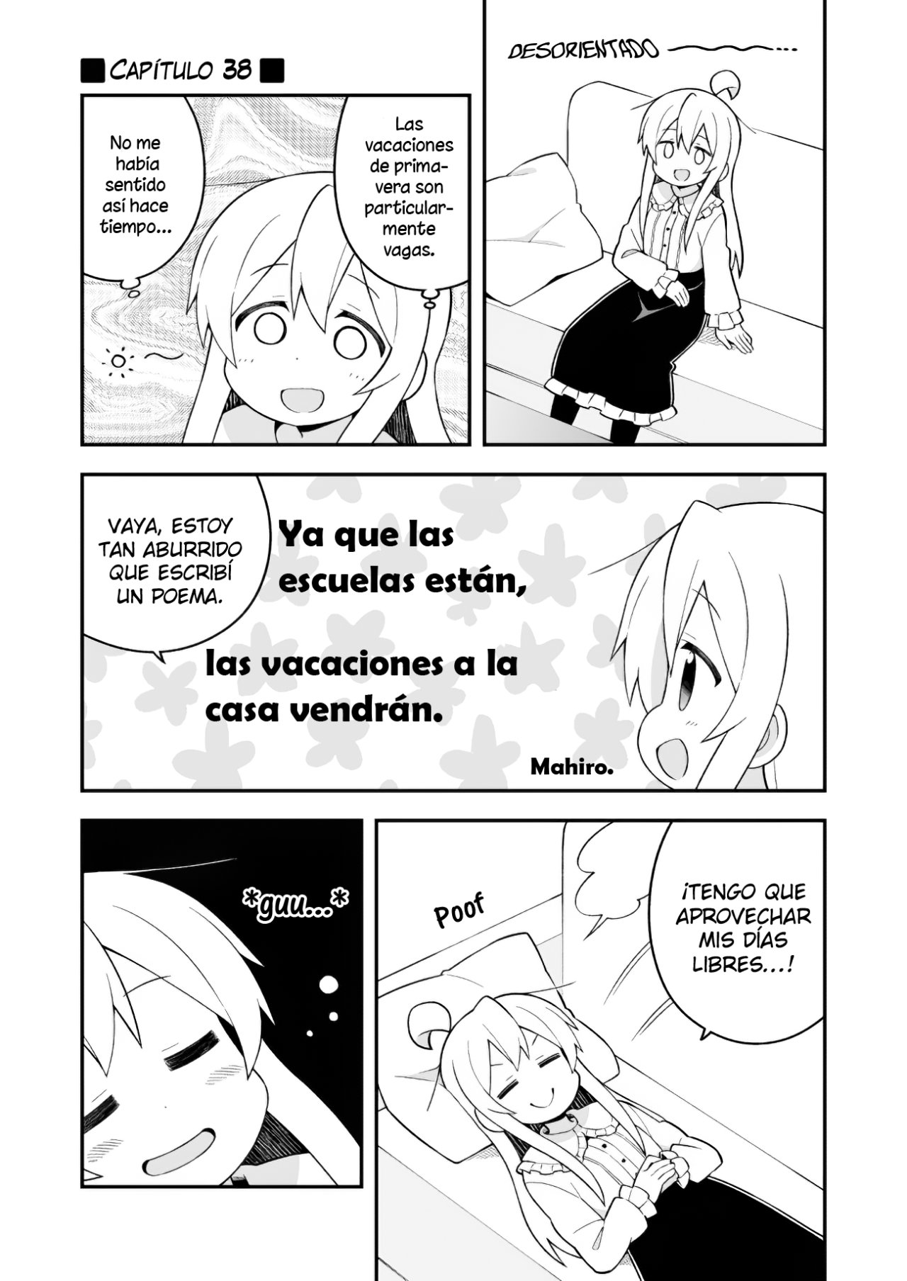 Onii-chan wa Oshimai Capitulo 38: Mahiro y un descanso apreciado página 2