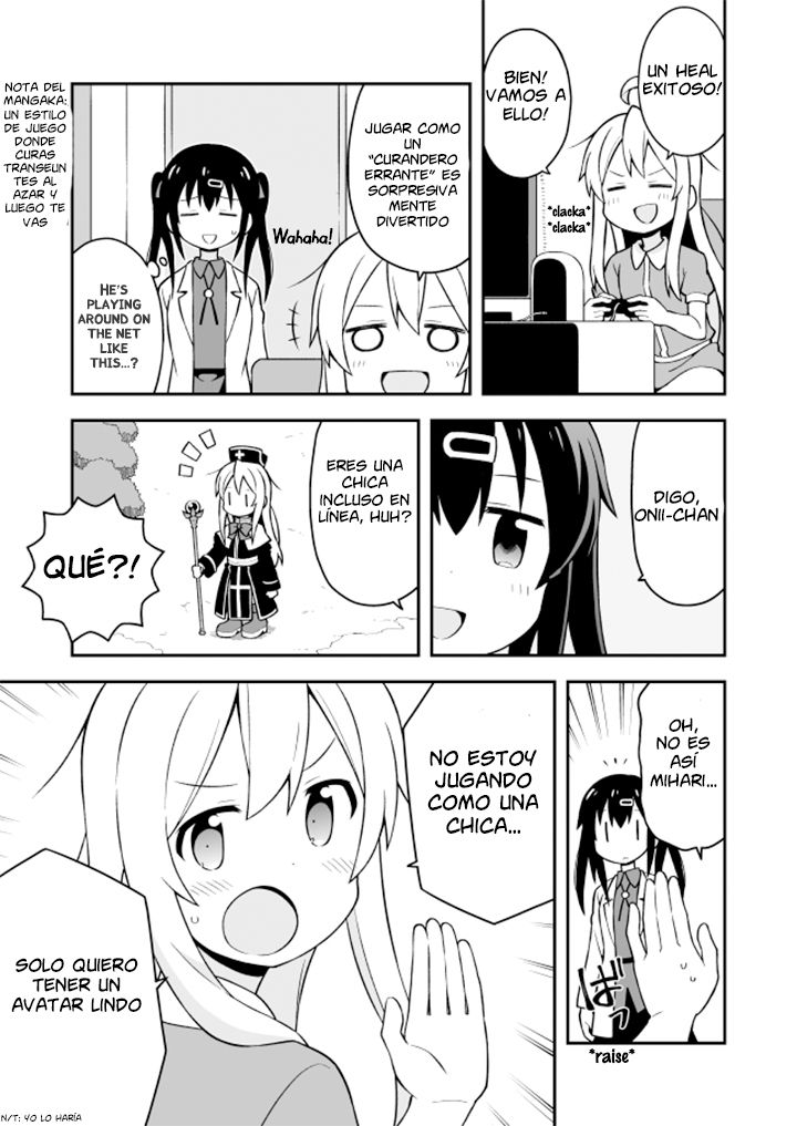 Onii-chan wa Oshimai Capitulo 4: Mahiro y el MMORPG página 5
