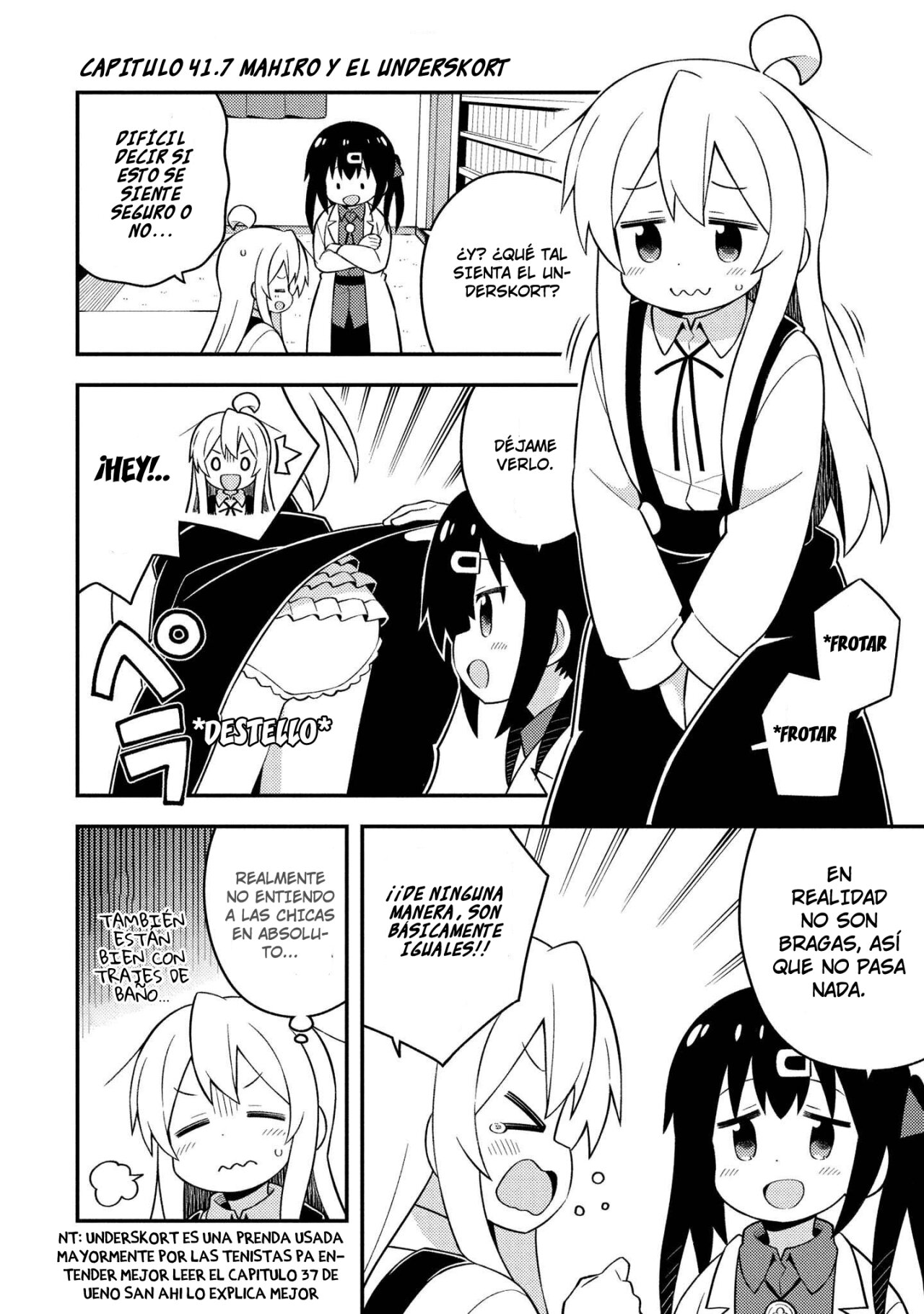 Onii-chan wa Oshimai Capitulo 41.7: Mahiro y el underskort página 2