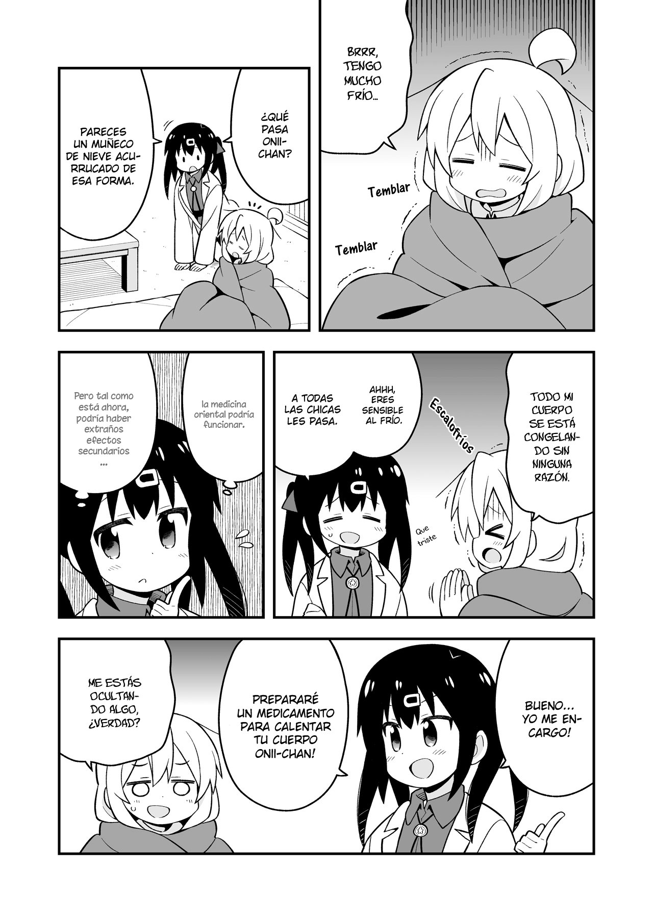 Onii-chan wa Oshimai Capitulo 42.6: Mahiro y a un pelo del peligro página 3
