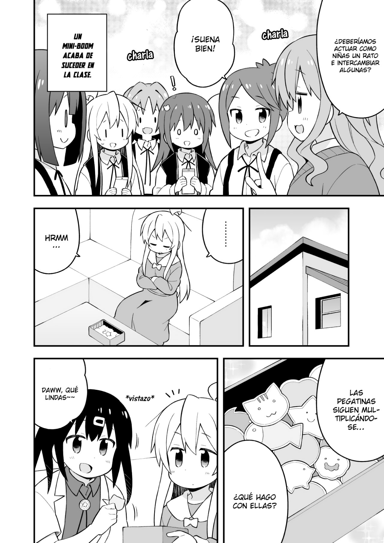 Onii-chan wa Oshimai Capitulo 46: Mahiro y la Coleccion de Pegatinas página 7