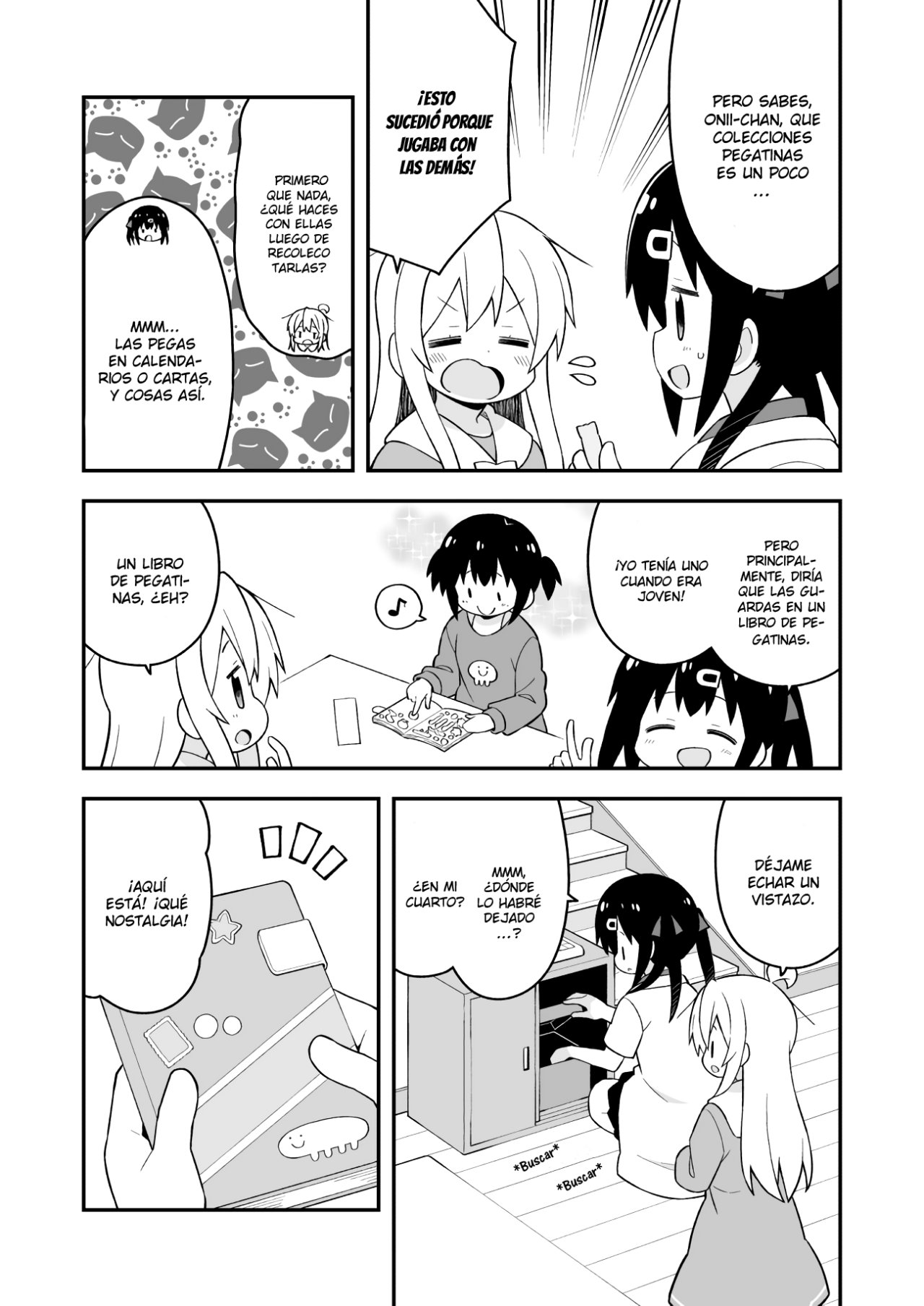 Onii-chan wa Oshimai Capitulo 46: Mahiro y la Coleccion de Pegatinas página 8