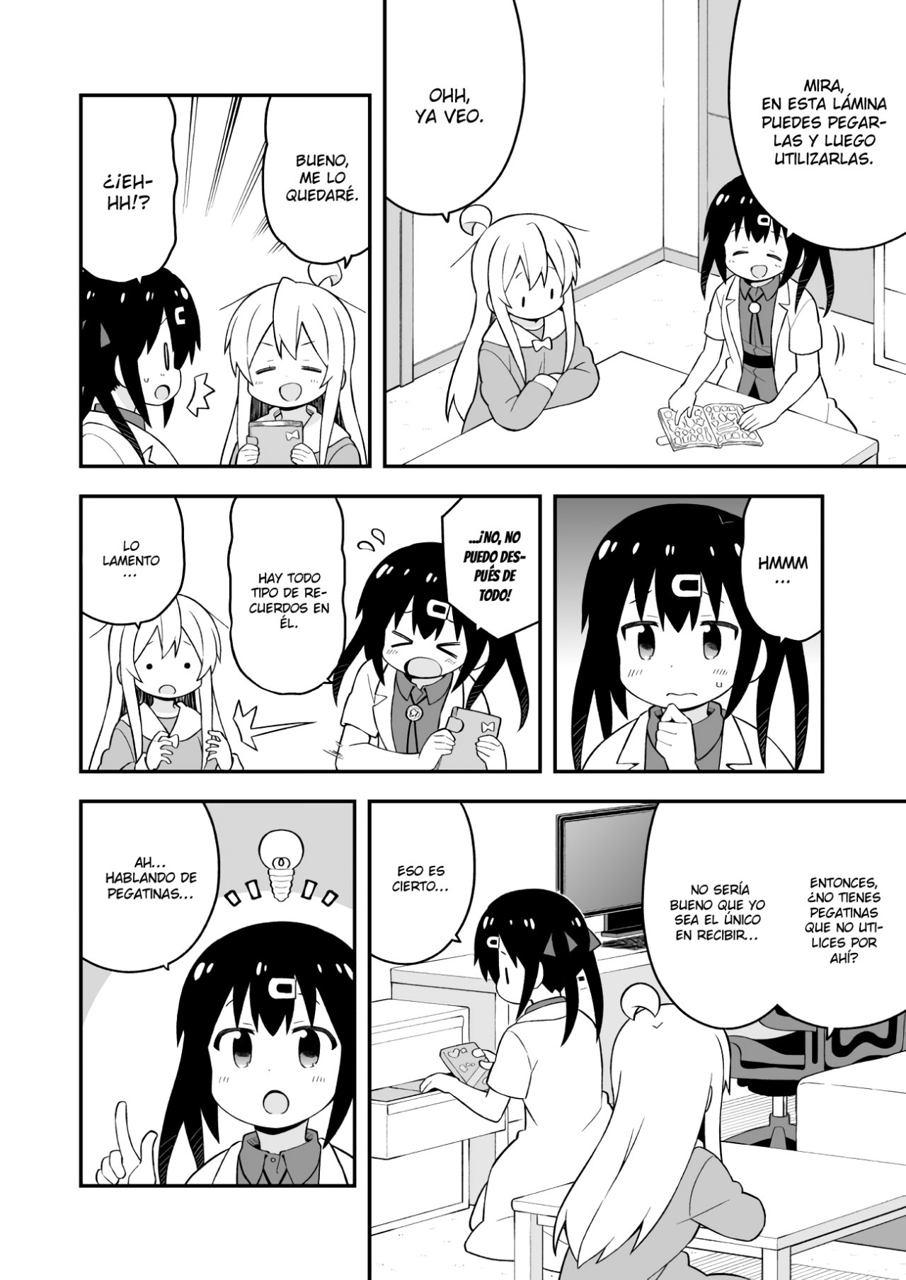 Onii-chan wa Oshimai Capitulo 46: Mahiro y la Coleccion de Pegatinas página 9