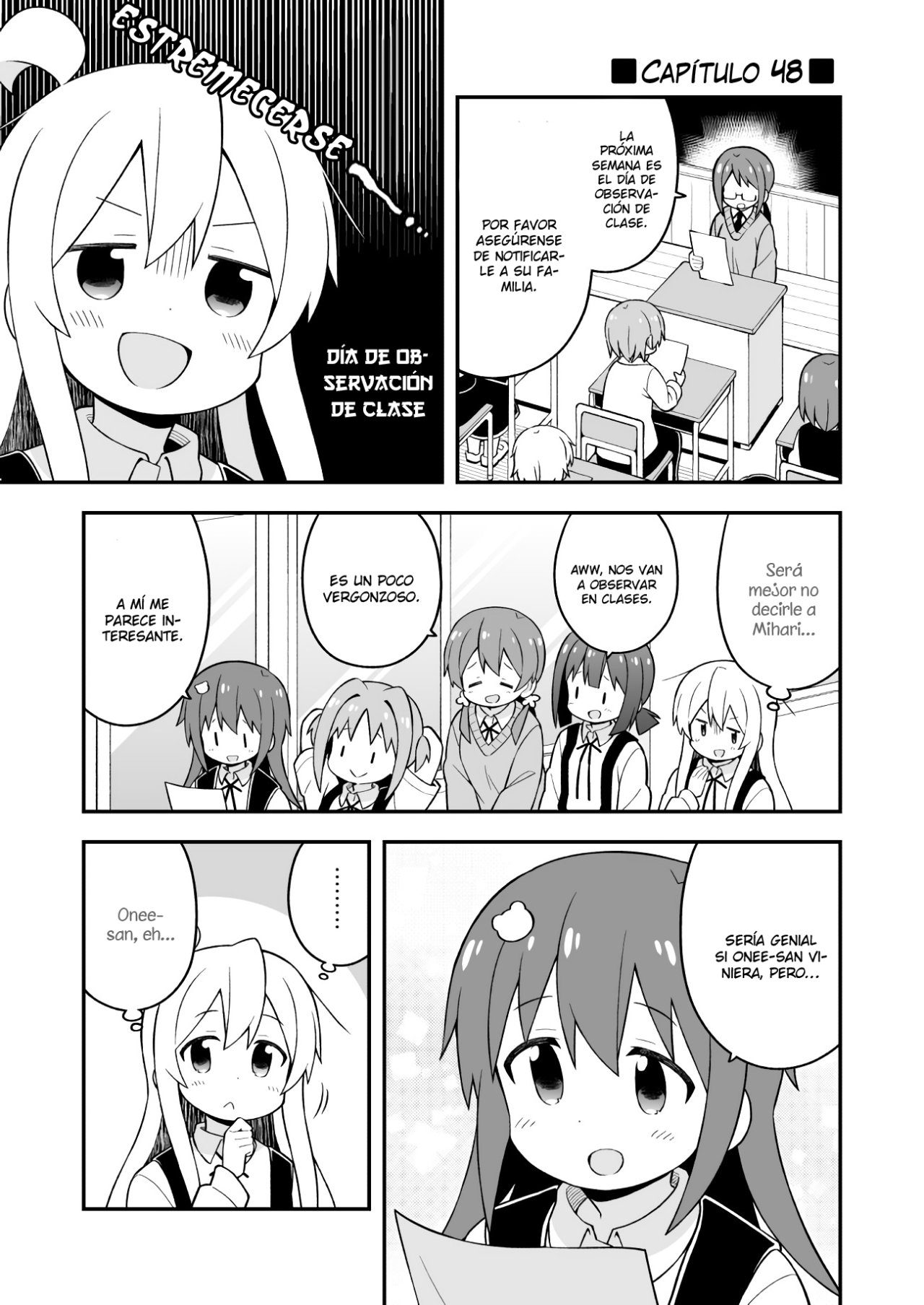 Onii-chan wa Oshimai Capitulo 48: Mahiro y la Clase de Observacion página 2