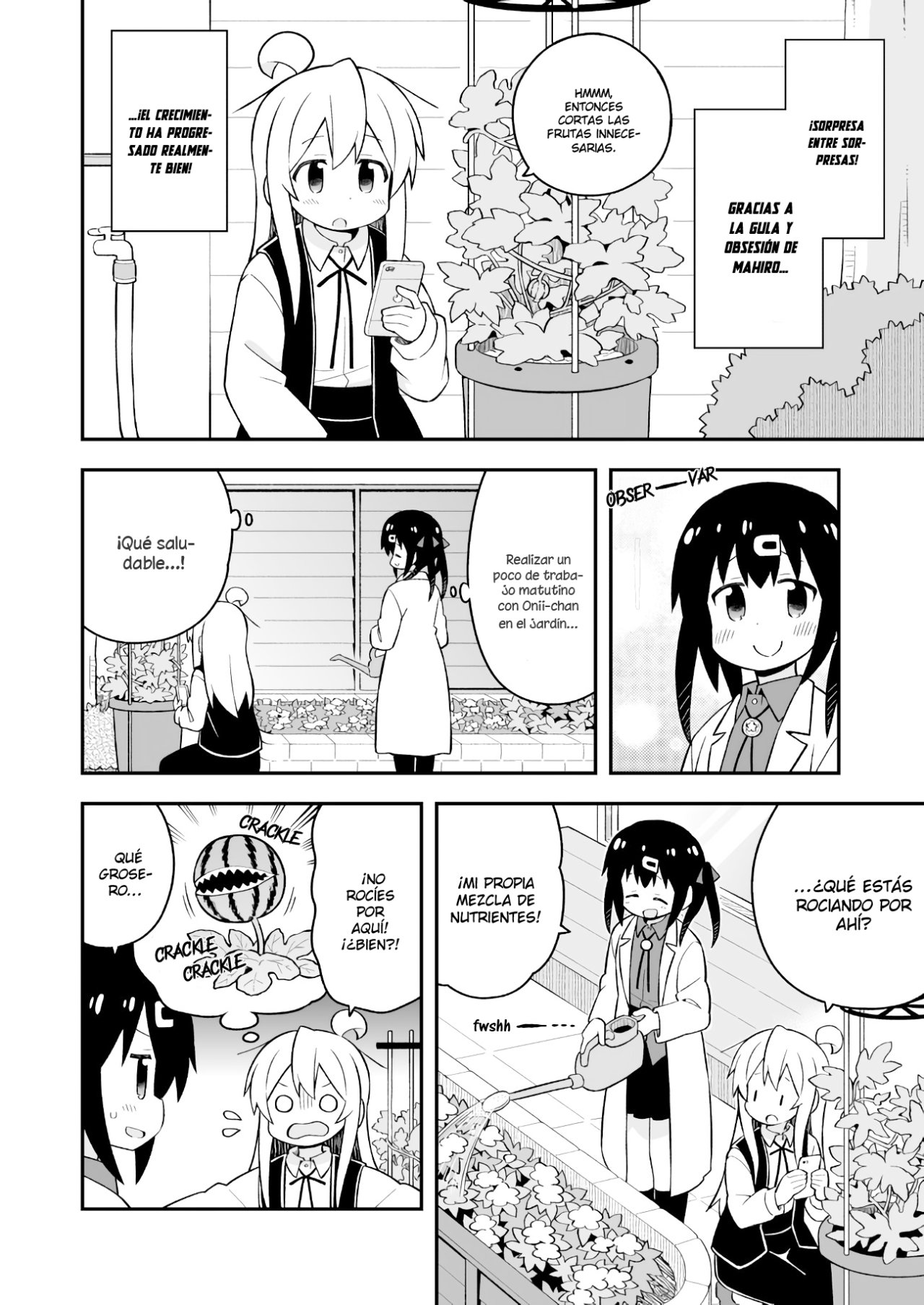 Onii-chan wa Oshimai Capitulo 52: Mahiro y el Pequeño jardín página 9