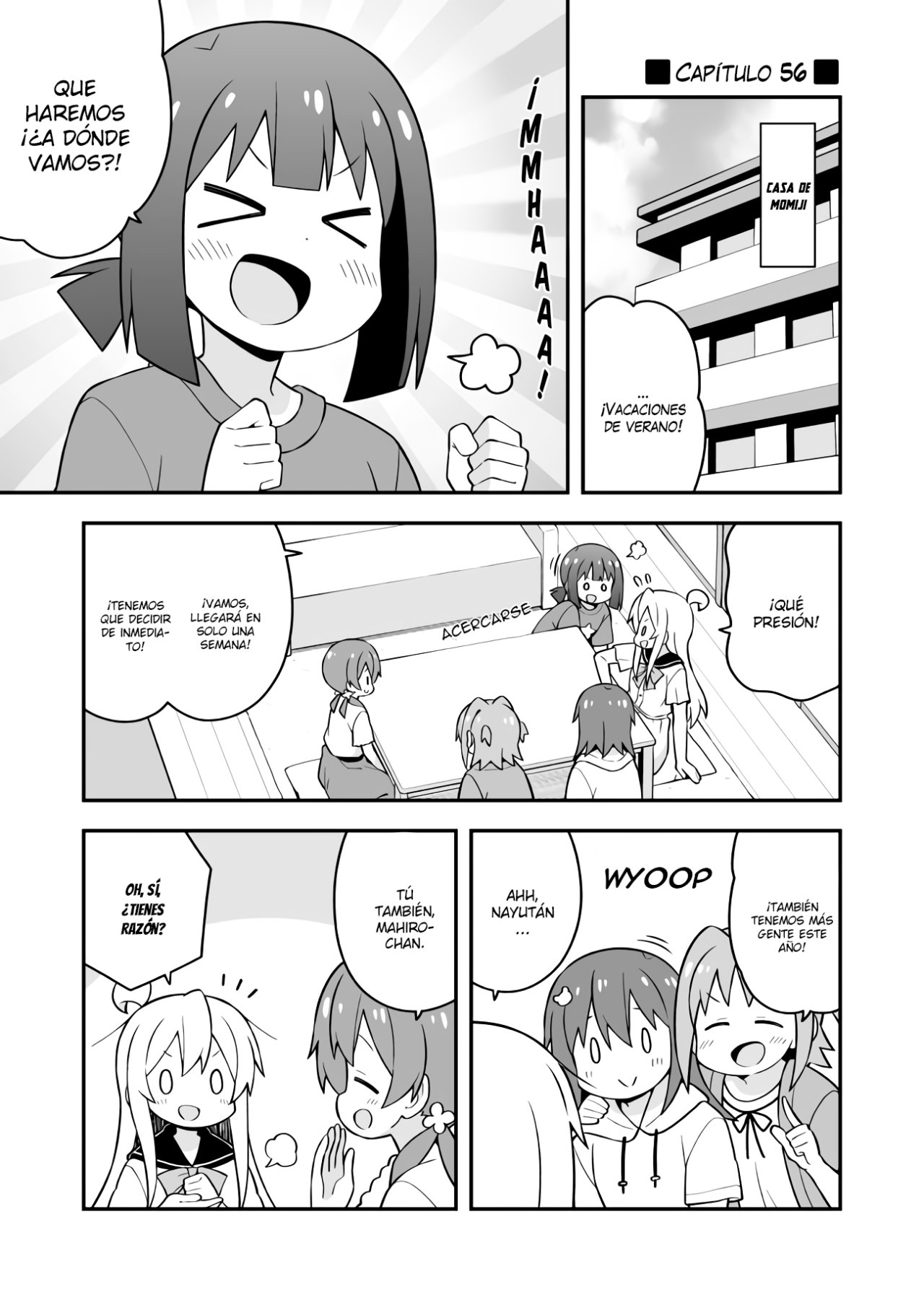 Onii-chan wa Oshimai Capitulo 56: Mahiro y la Reunión del Plan de Batalla página 2