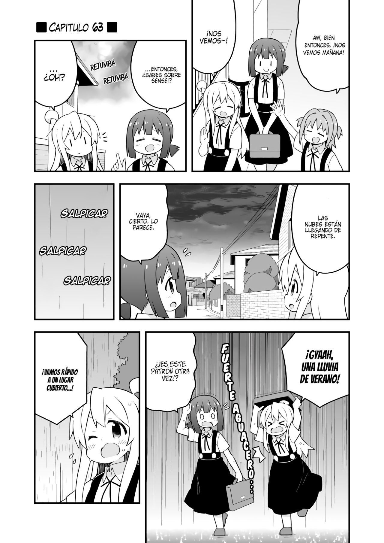 Onii-chan wa Oshimai Capitulo 63: Mahiro Y quedarse a dormir por la lluvia página 2