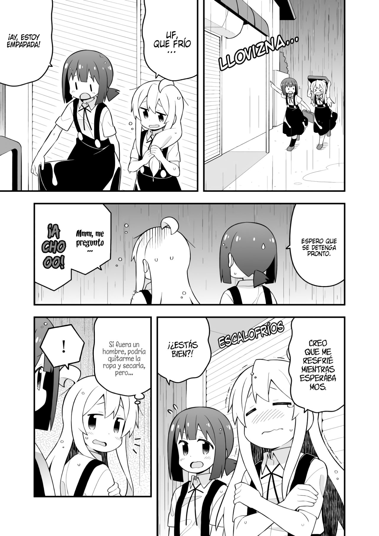 Onii-chan wa Oshimai Capitulo 63: Mahiro Y quedarse a dormir por la lluvia página 4