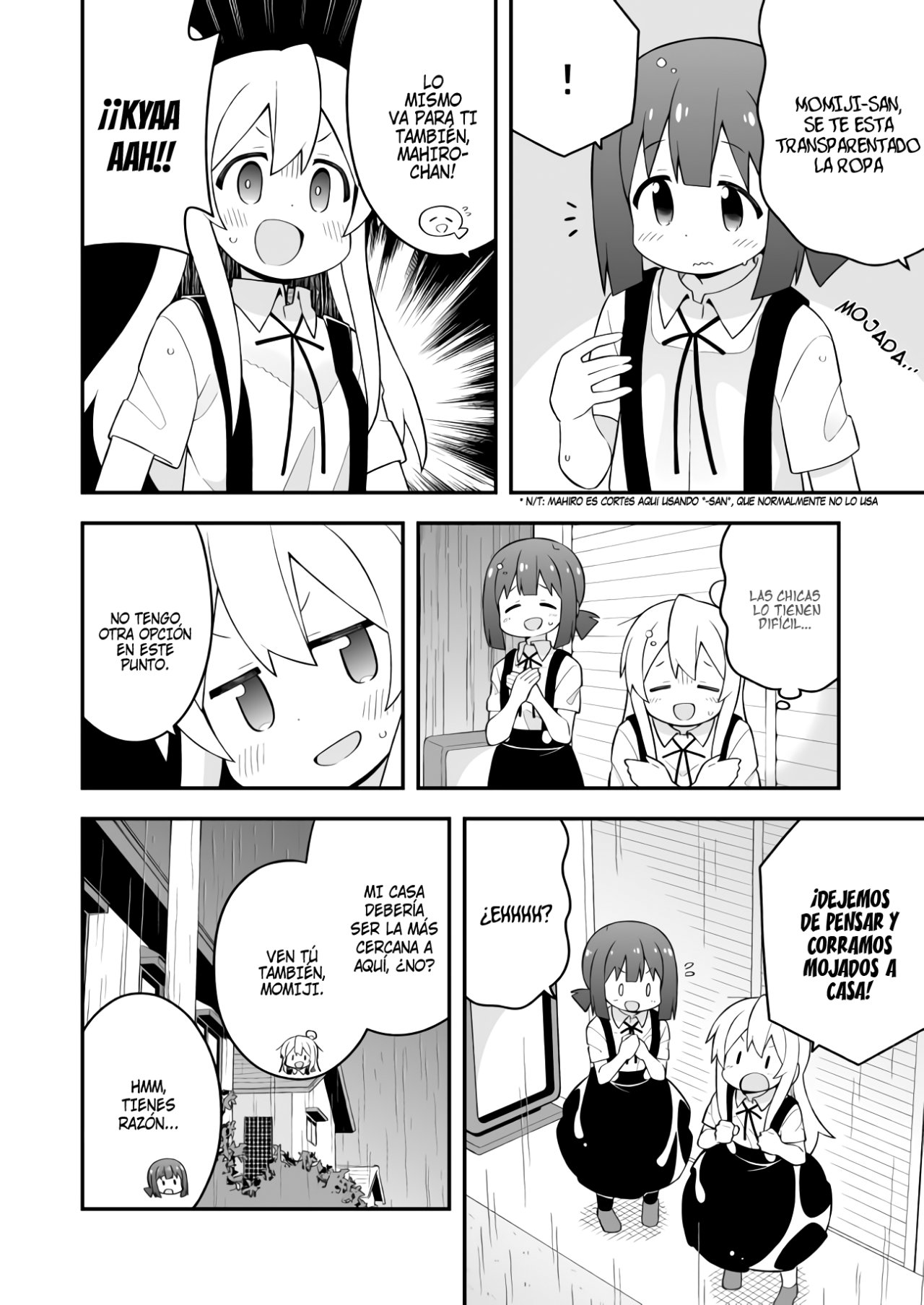 Onii-chan wa Oshimai Capitulo 63: Mahiro Y quedarse a dormir por la lluvia página 5