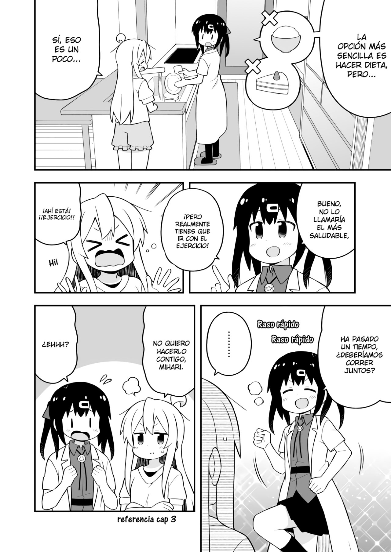 Onii-chan wa Oshimai Capitulo 64: Mahiro y una dieta saludable página 6