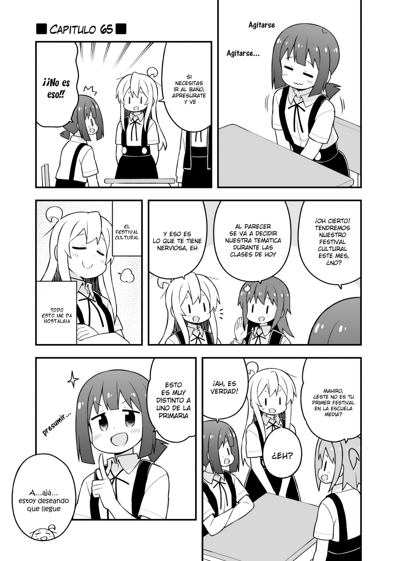 Onii-chan wa Oshimai Capitulo 65: Mahiro y el Tentador Festiva Cultural(Parte 1) página 2