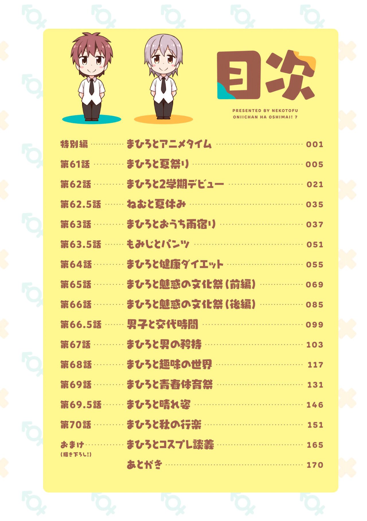 Onii-chan wa Oshimai Capitulo 70.8: Volume 7 Extras página 6