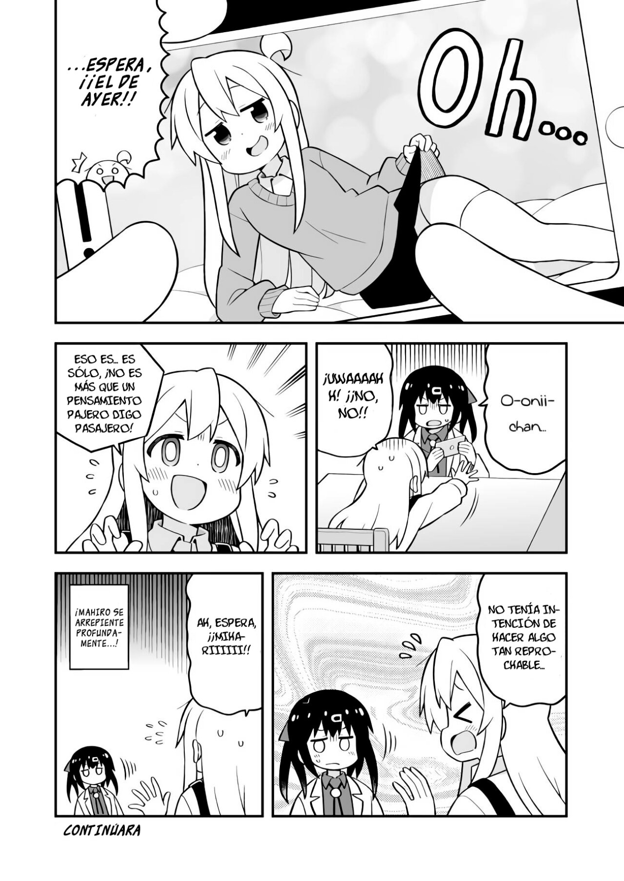 Onii-chan wa Oshimai Capitulo 71: Mahiro y el boom de las Selfies página 13