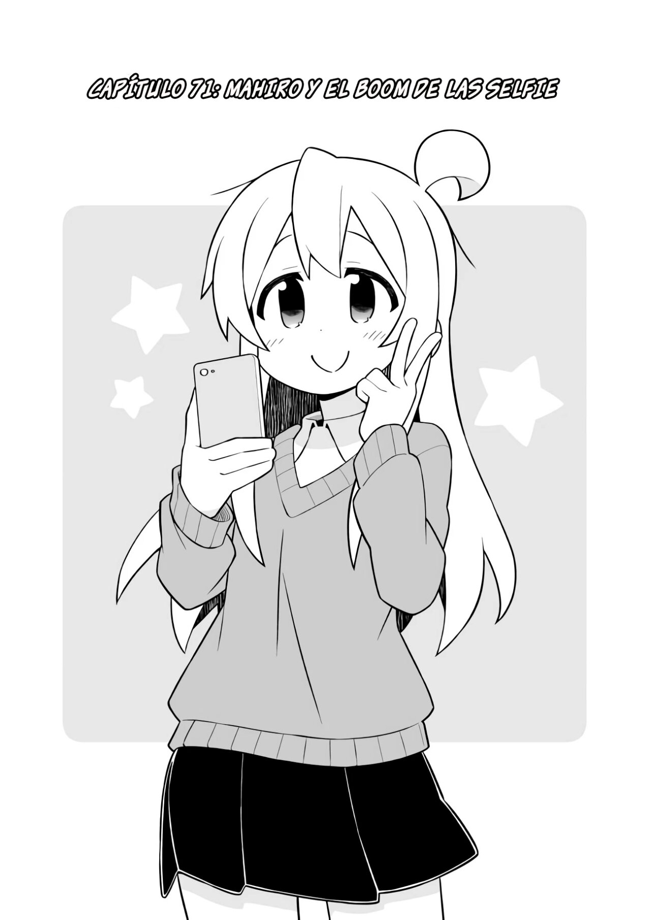 Onii-chan wa Oshimai Capitulo 71: Mahiro y el boom de las Selfies página 3